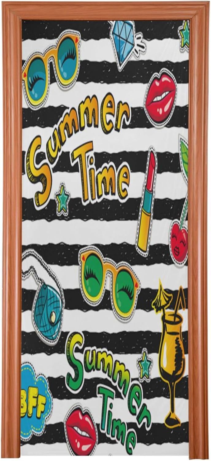 Susiyo Halloween Door Cover for Home Party Decor 32x79 in