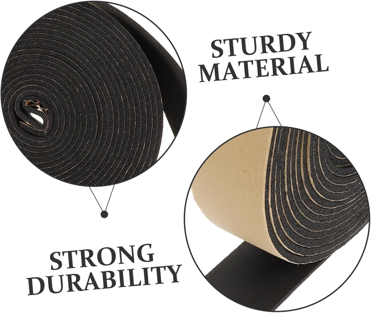 HOLIDYOYO Soundproofing Strip for Door Gaps