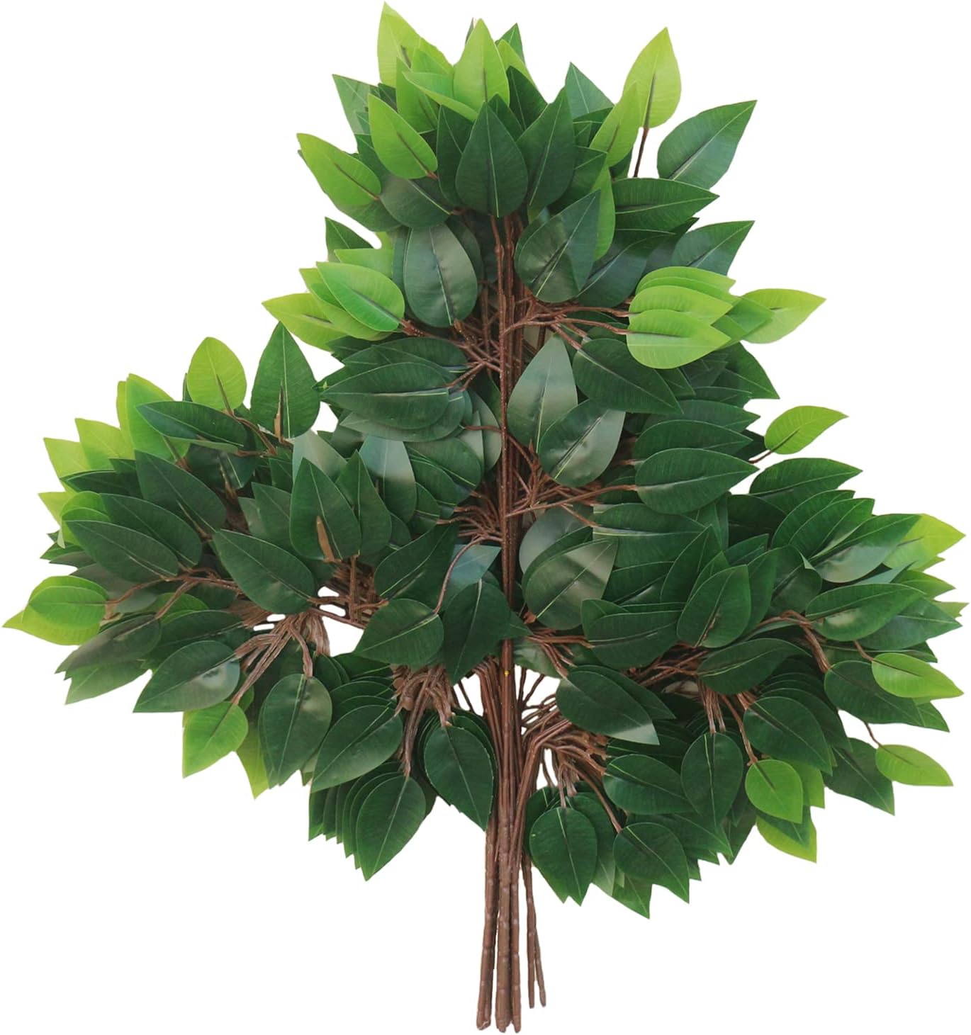12Pcs Ficus Leaves Artificial Branches for Wedding Arch and Home Dcor