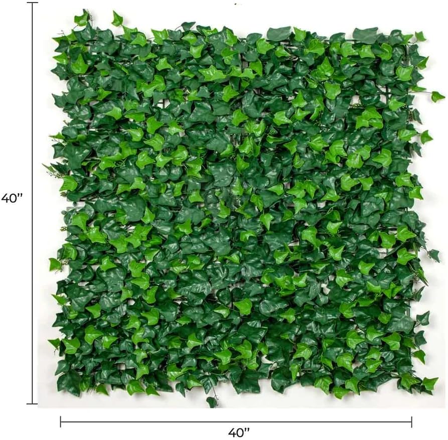 Boston Ivy Wall Panels Artificial Green Wall Decor for Indoor and Outdoor