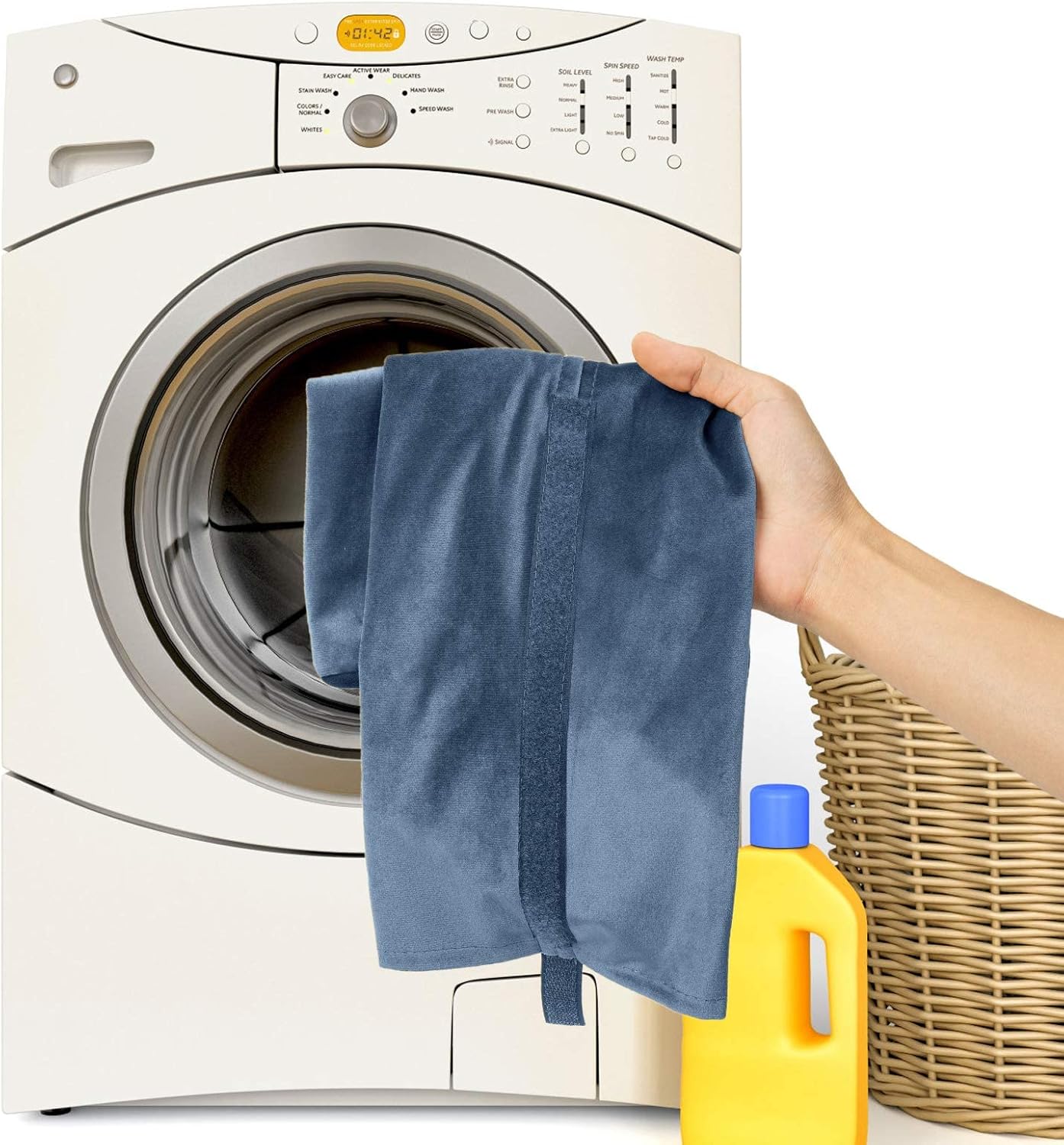 TumiMallody Draft Stopper Door Seal Weather Stripping Noise Blocker 36 Inch Blue