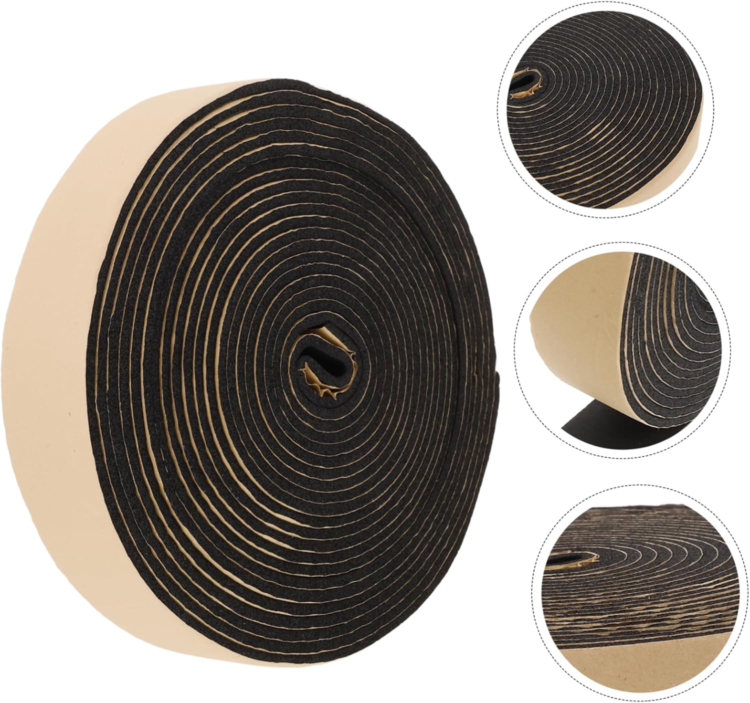 Jojofuny Door Bottom Soundproof Noise Blocker Windproof Insulation Seal for Quiet Home