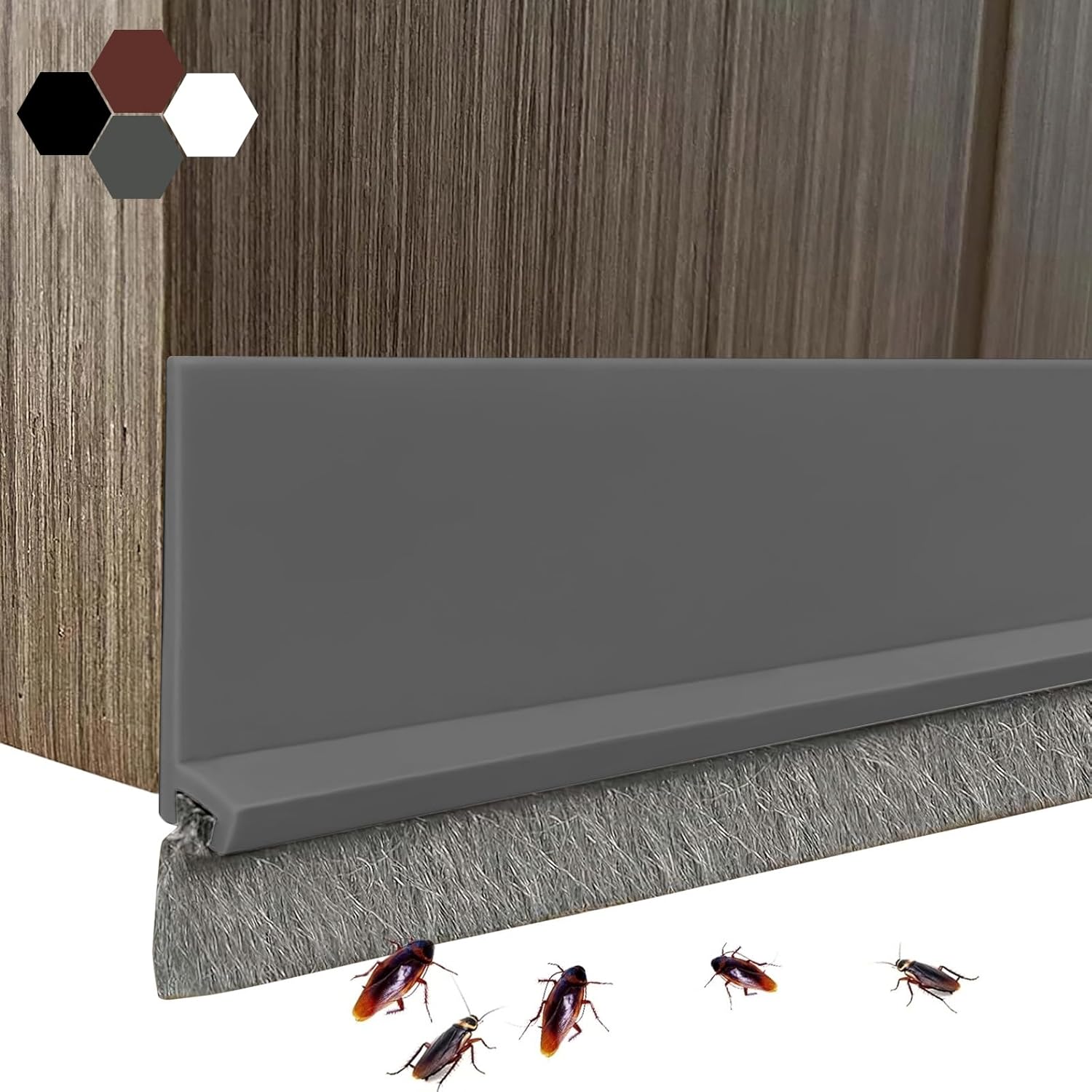 Lafo Door Sweep for Bottom of Door with Brush