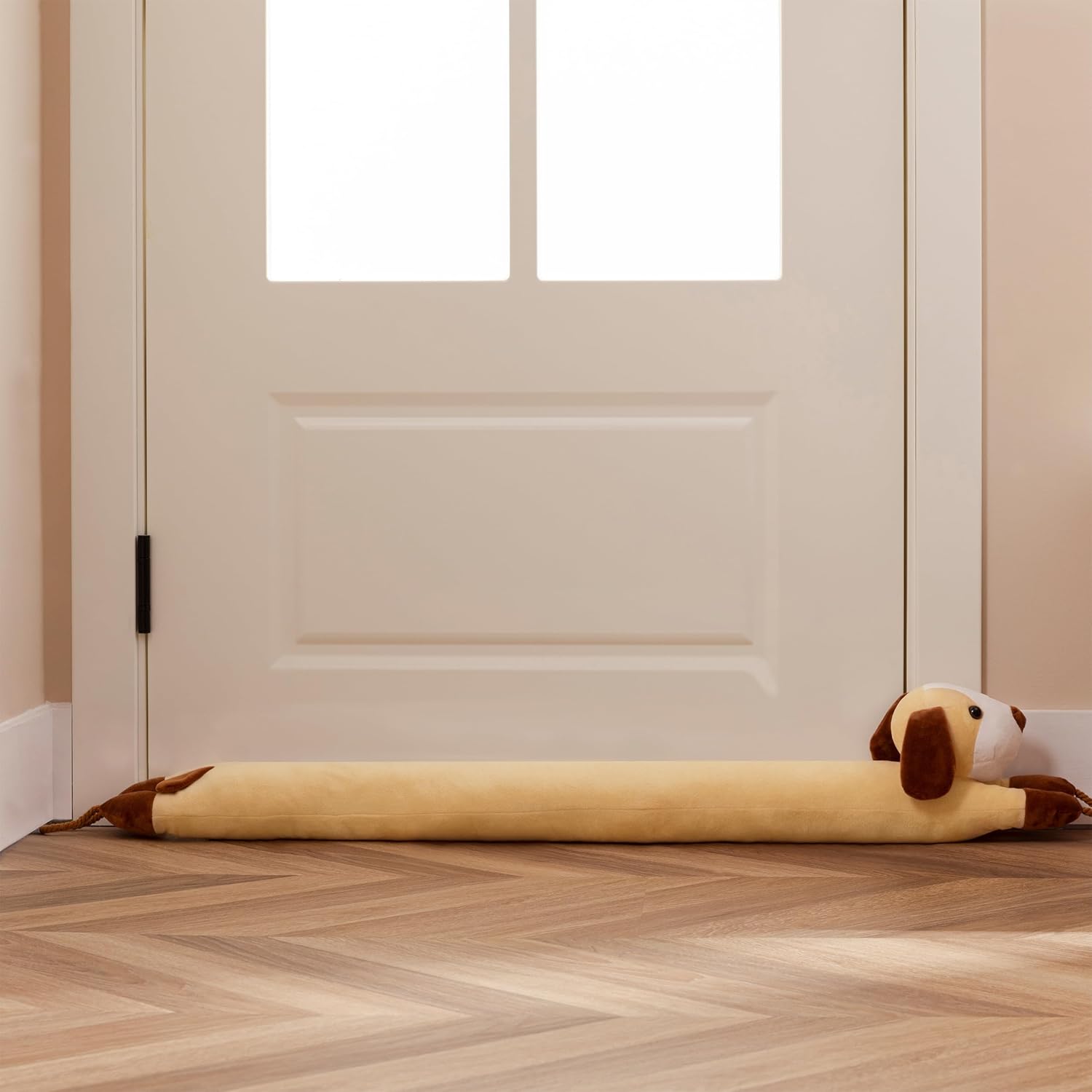 Sunolga 38 Inches Door Draft Stopper 24 LB Yellow Dog Shape