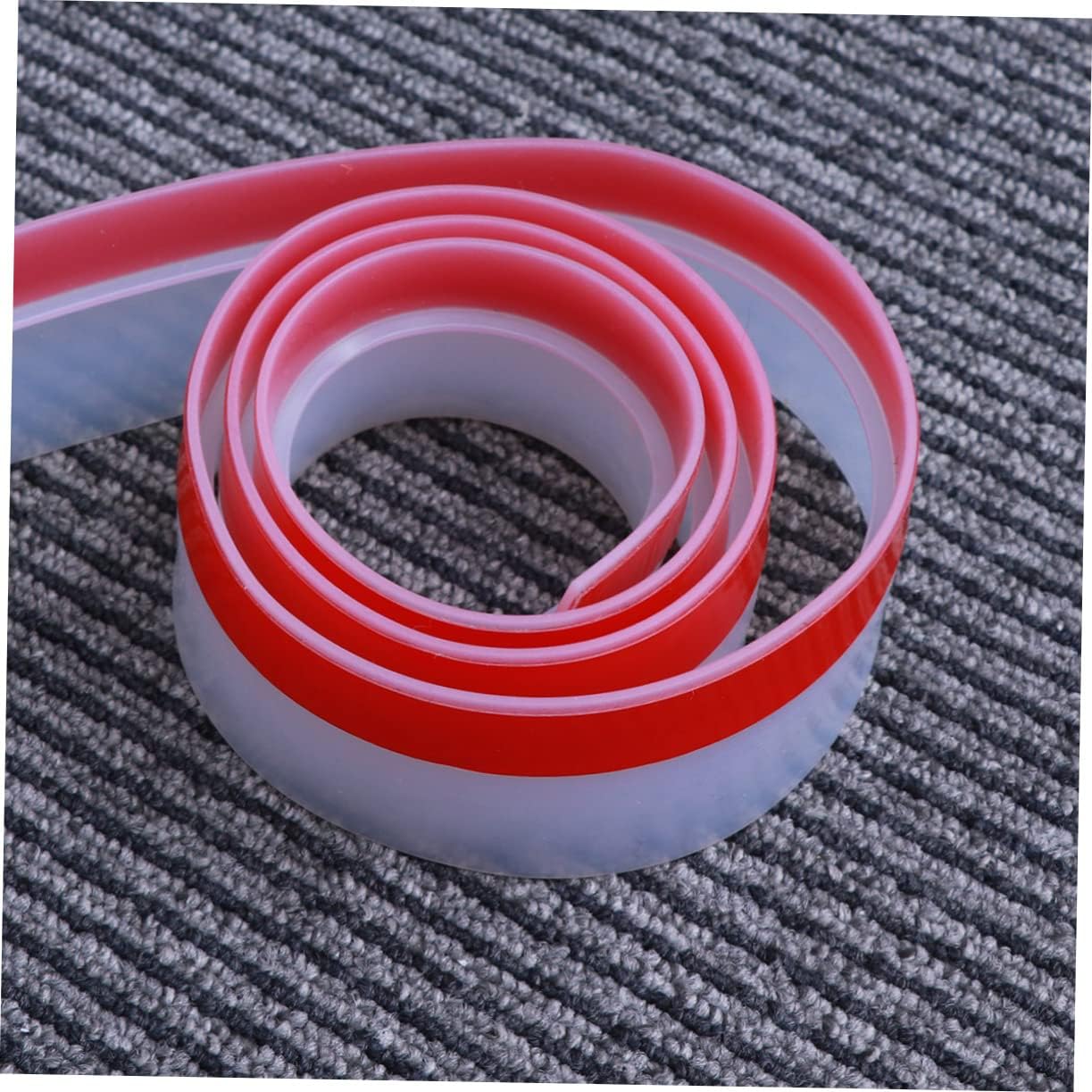 1m Adhesive Silicone Door Bottom Tape Sound Insulation Draft Stopper for Doors
