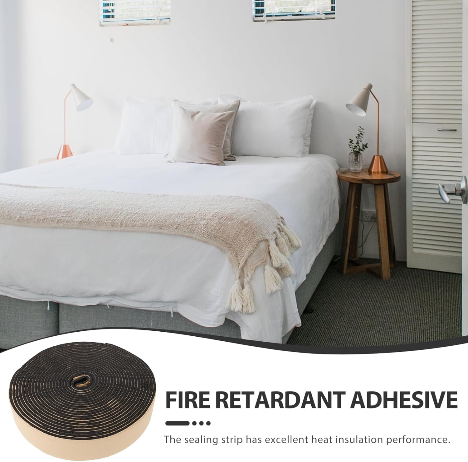 Artibetter Draft Stopper Door Bottom Noise Blocker Windproof Strip