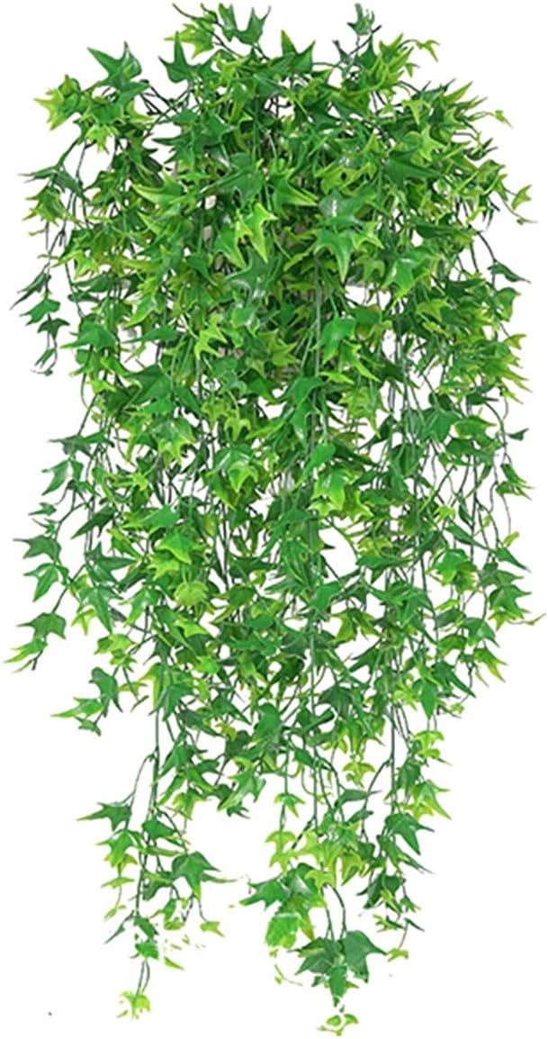 CATTREE Artificial Hanging Vine 2 Pcs UV Resistant Plastic Ivy Garland for Indoor Outdoor Decor