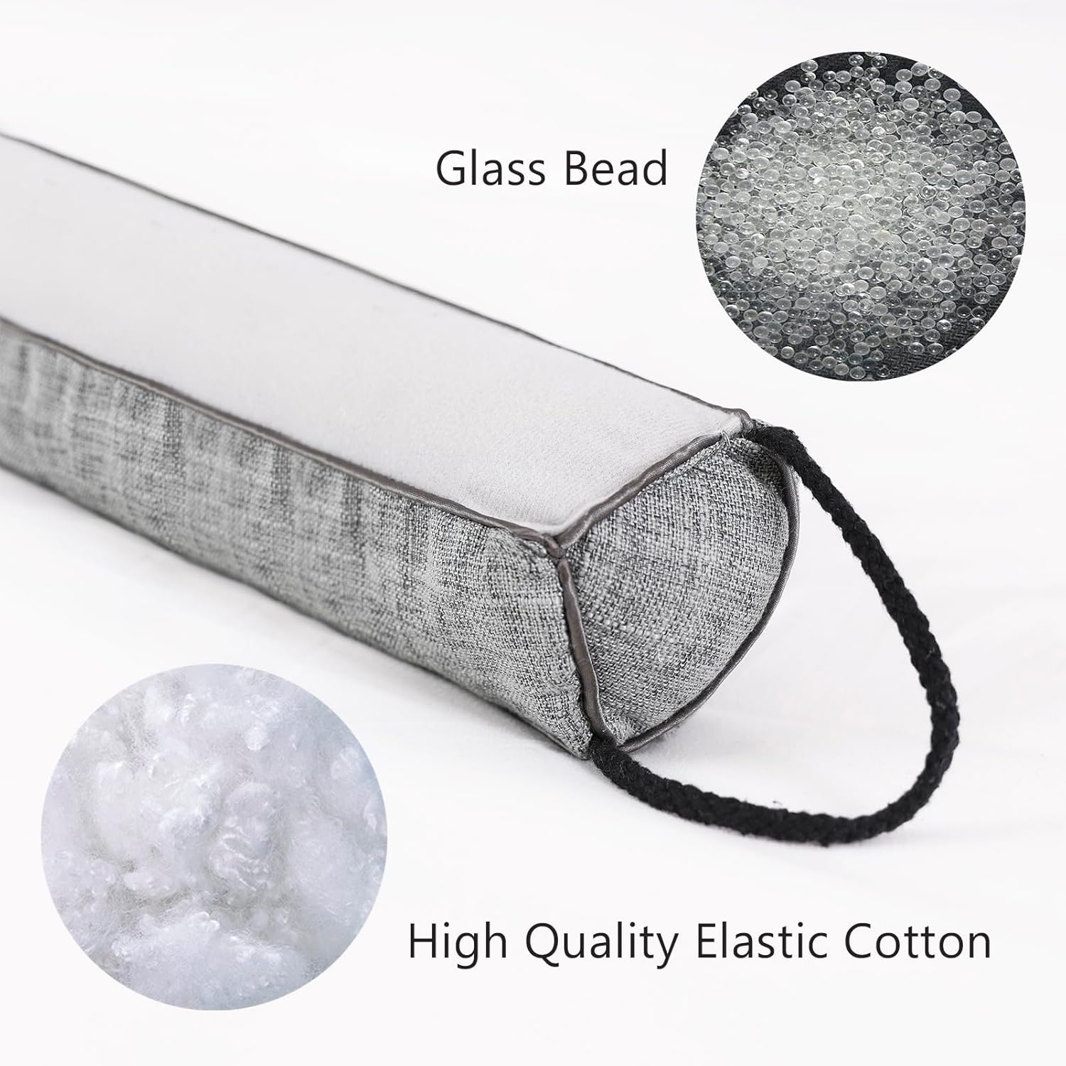 Singingglory Under Door Draft Stopper 32 Inches Gray