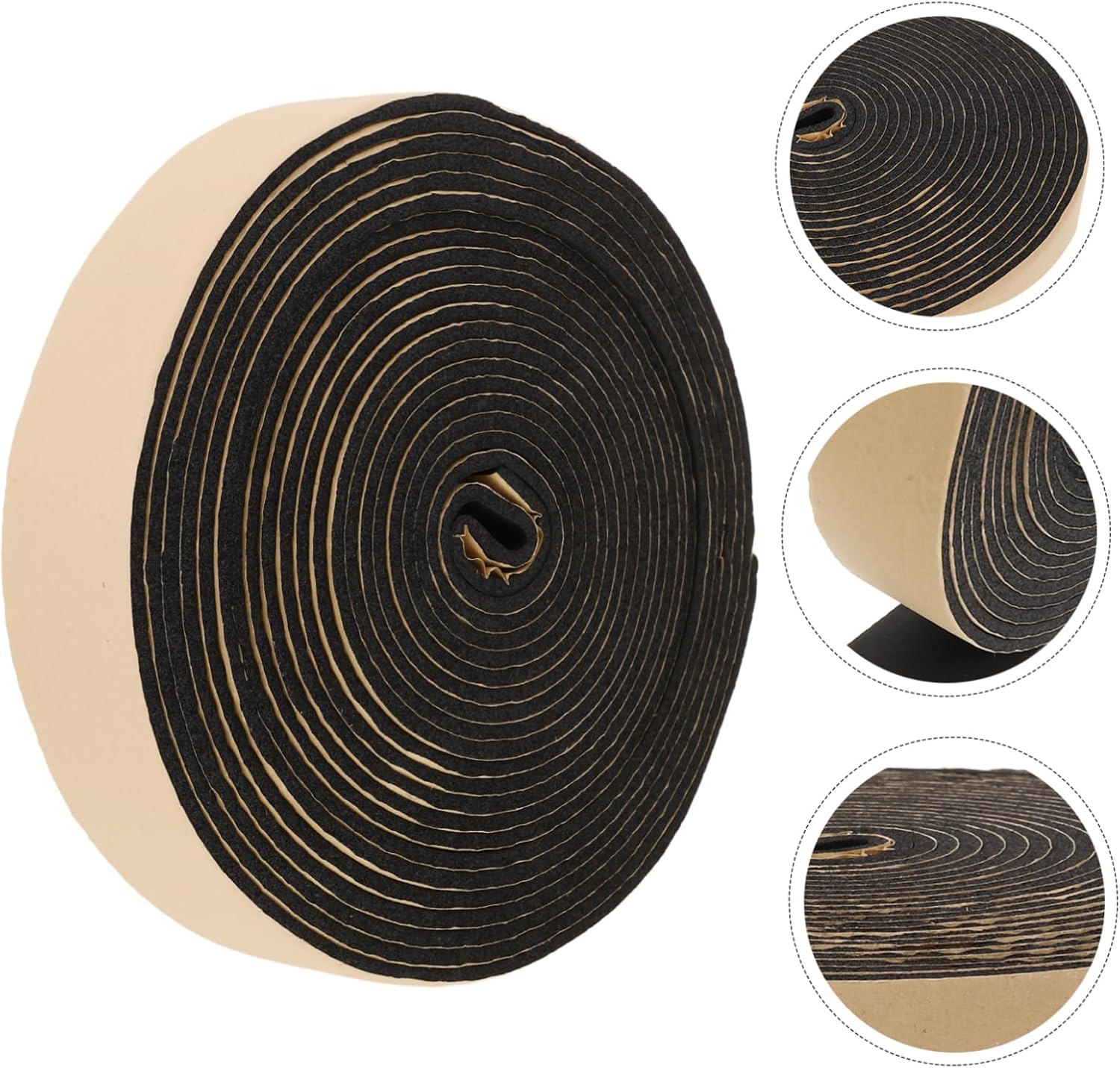 Jojofuny Draft Stopper Strip for Noise Reduction and Weather Sealing