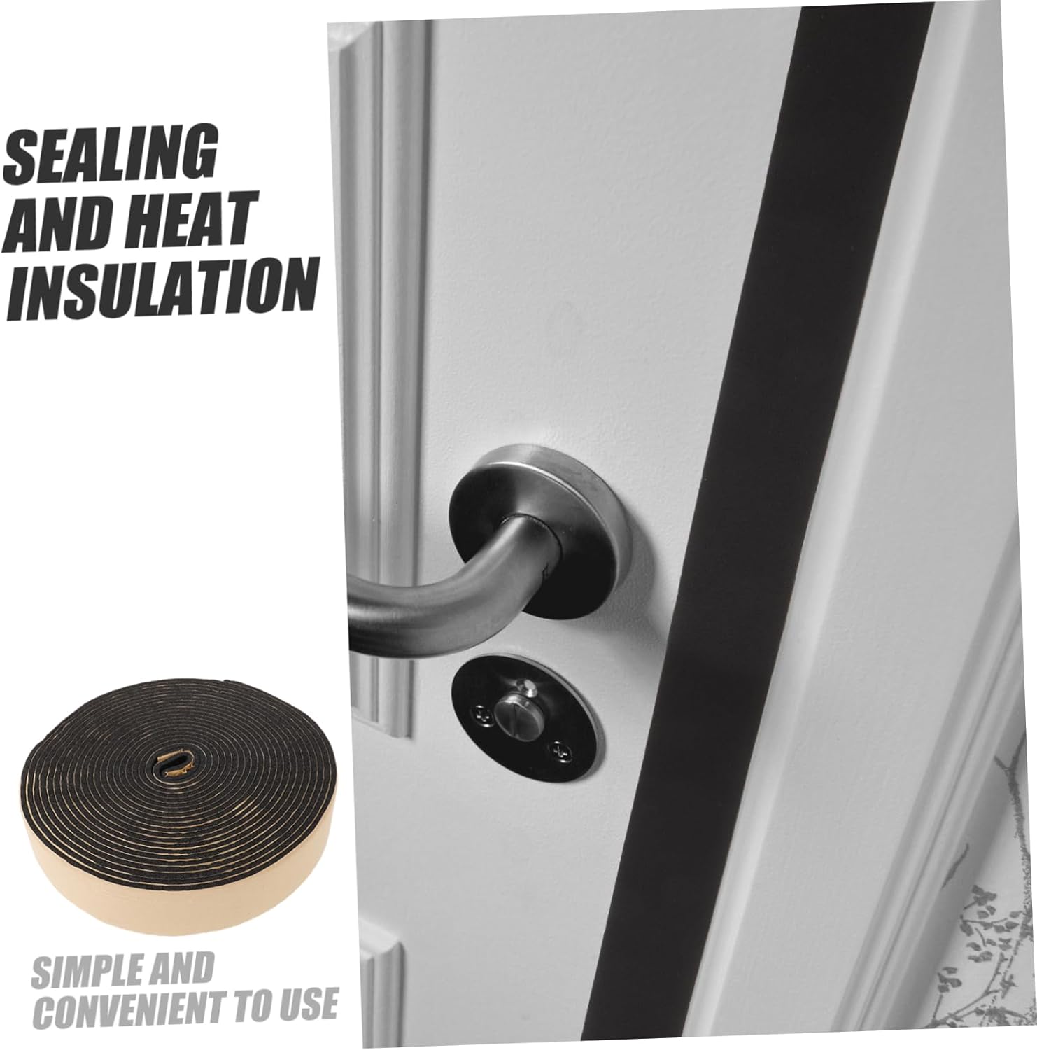 Convenient Draft Stopper Seal Strip for Bedroom Windproof and Soundproofing Noise Blocker for Doors