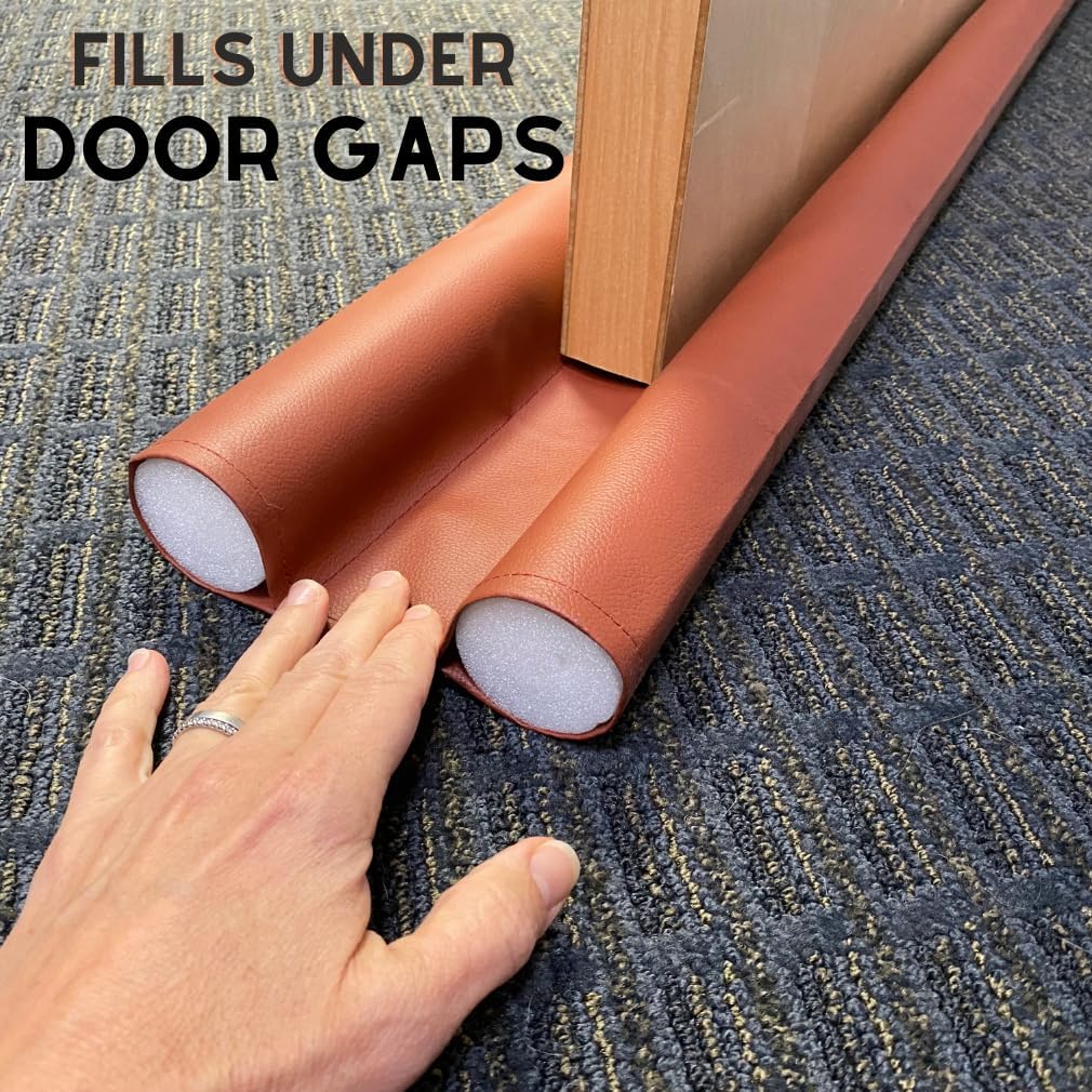 Evelots Door Draft Stopper 36 Inches Long Brown