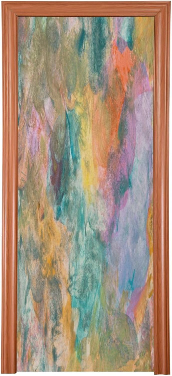 Susiyo Halloween Door Cover with Stretch Fabric