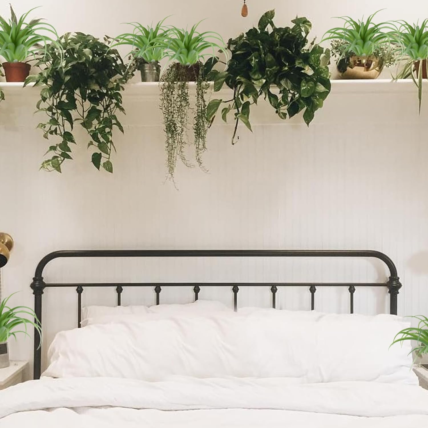 Artificial Air Plants 4Pcs Realistic Fake Succulents Low Maintenance Decor