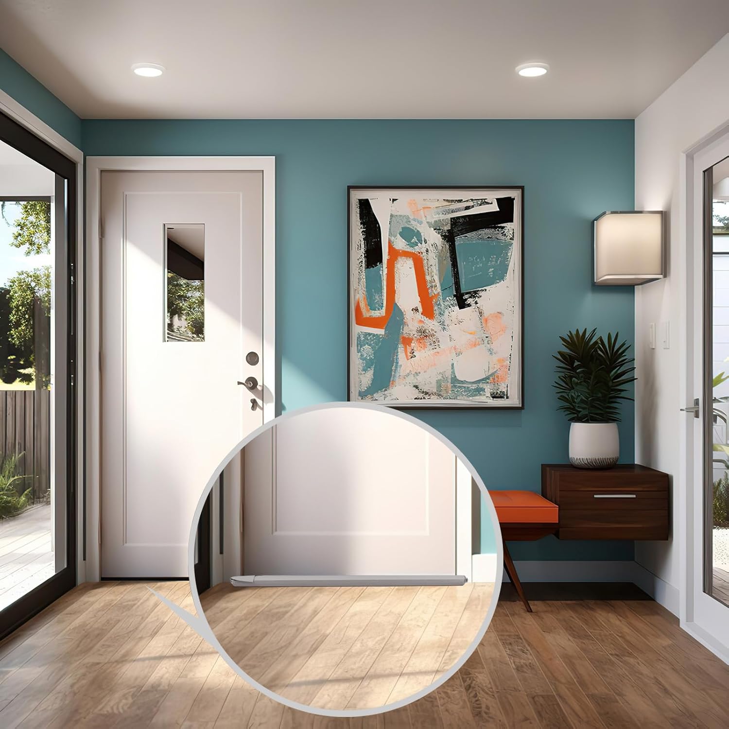 Effective Door Draft Stopper for 30-36 Inch Doors