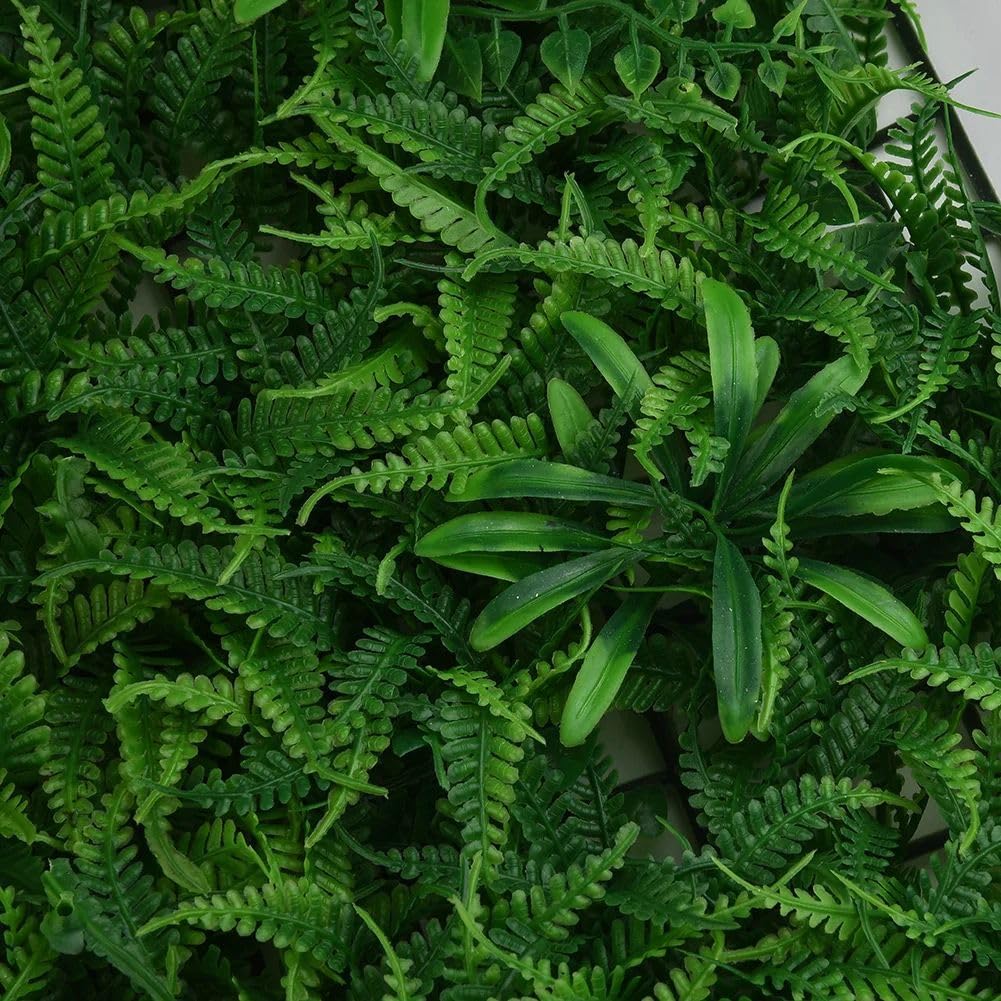 SAITOM Artificial Plant Mat Greenery Wall Decor