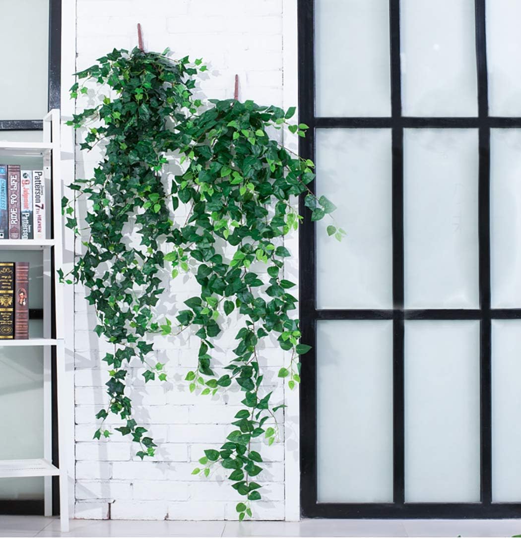 YYaaloa Artificial Ivy Plants 2 Pack for Home Wall Decor