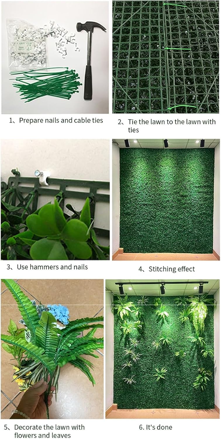 Artificial Boxwood Wall Panel for Indoor Outdoor Decor