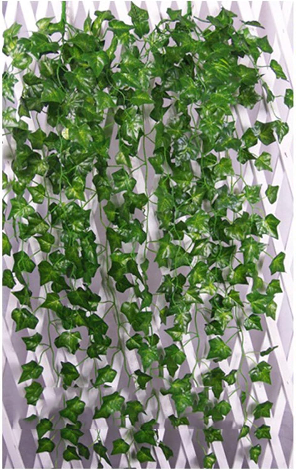 YYaaloa Artificial Ivy Plants 2 Pack for Home Wall Decor