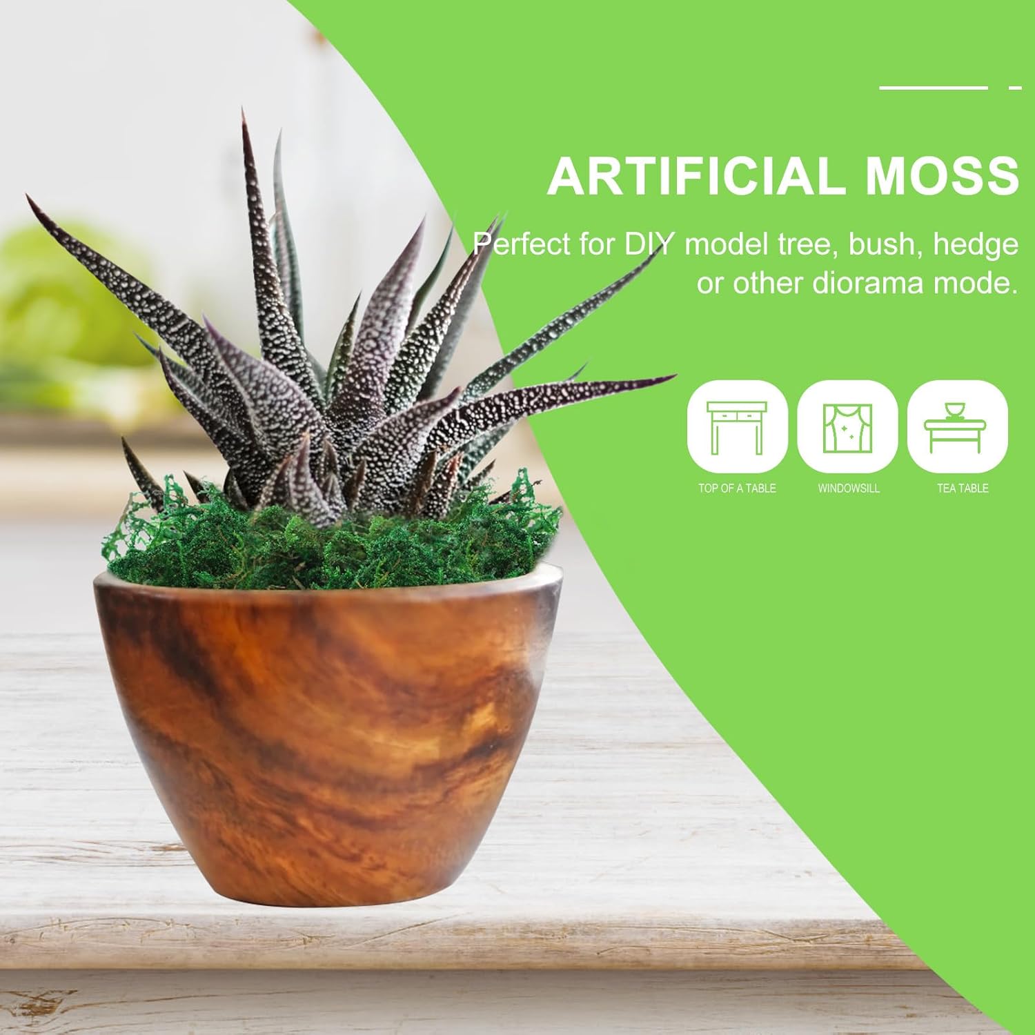 Garneck Artificial Moss for Home Garden Decor