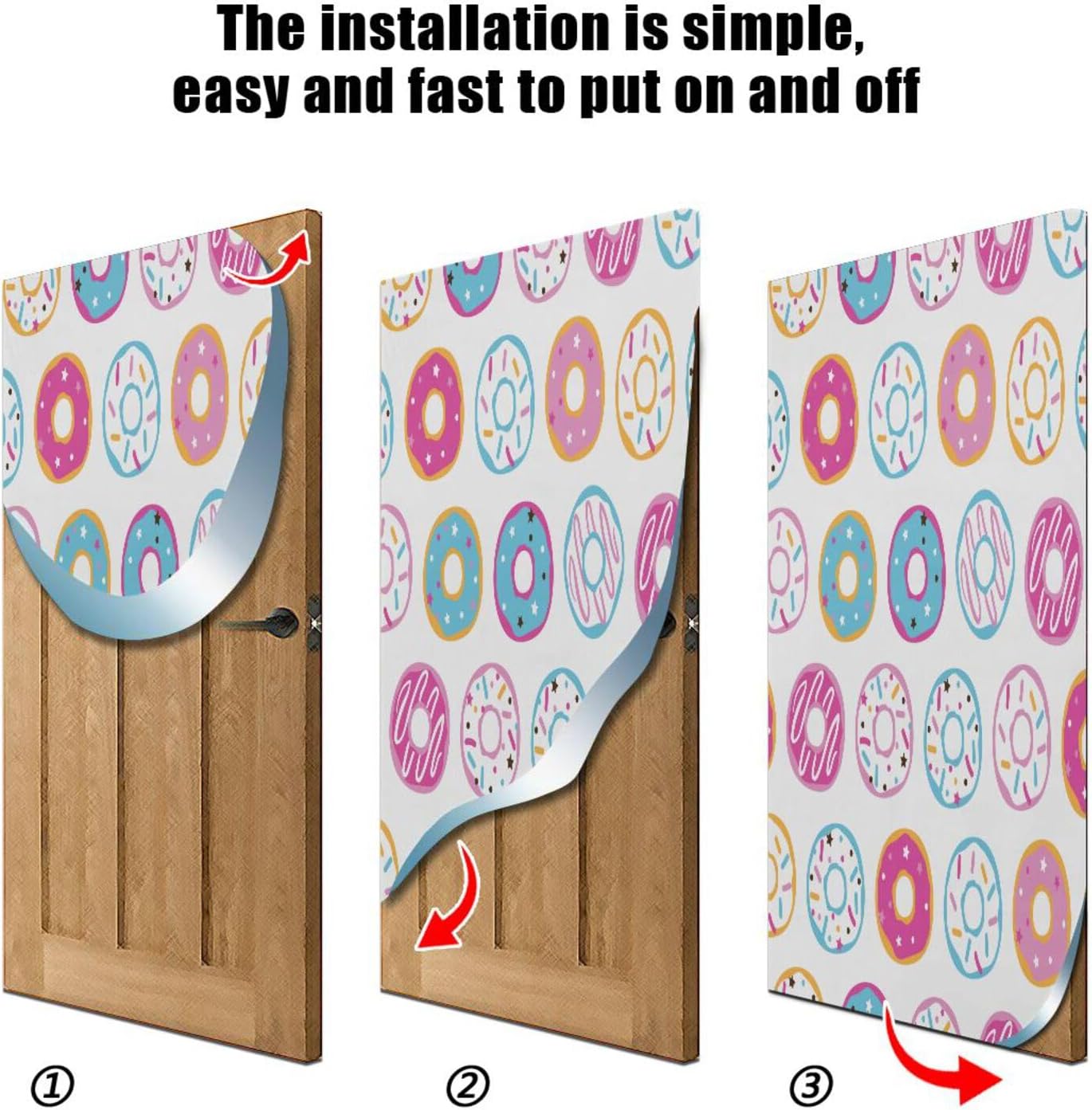 Susiyo Halloween Door Decoration 32x79 Inches