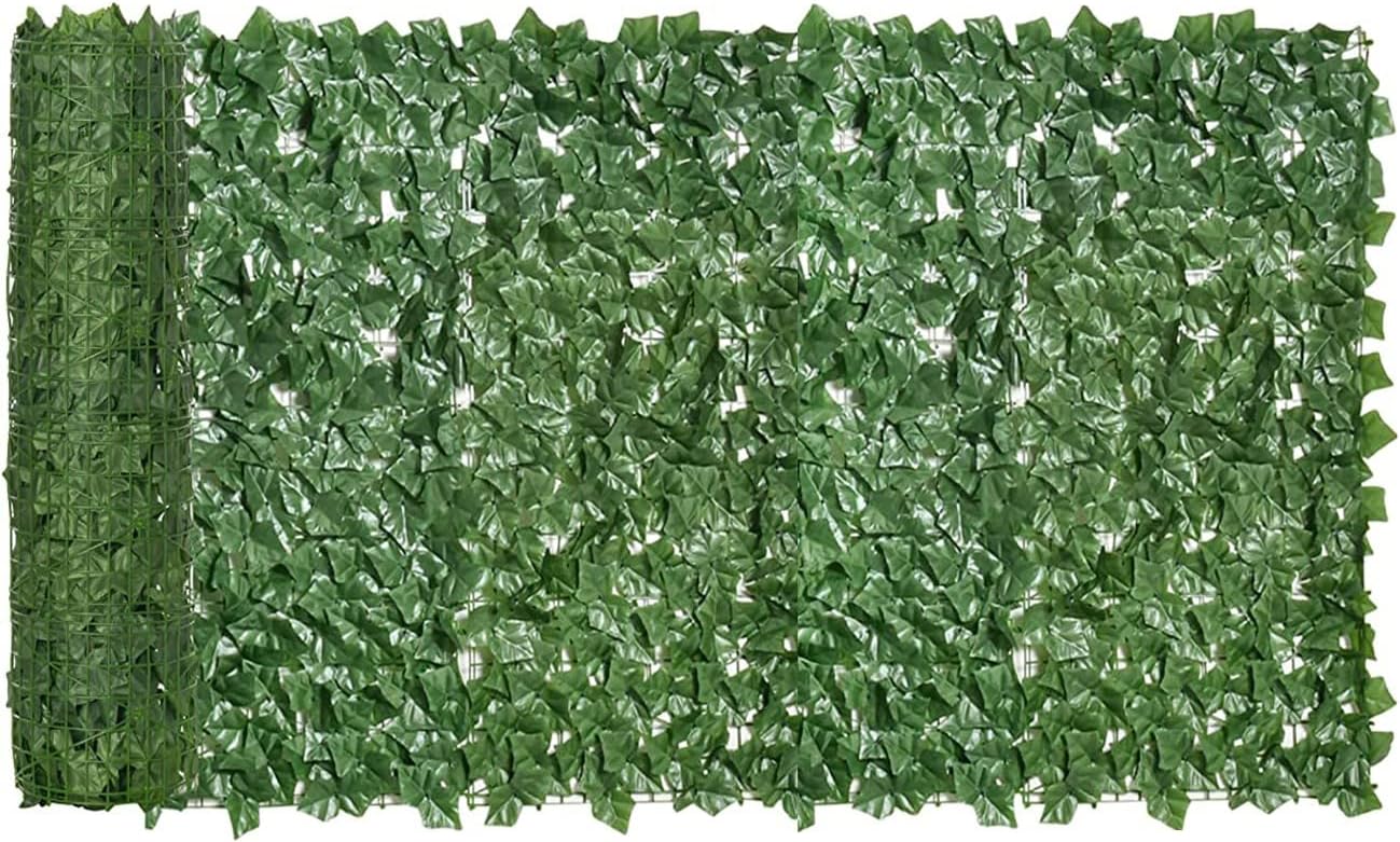 Artificial Ivy Privacy Fence Screen Greenery Wall 15x15m