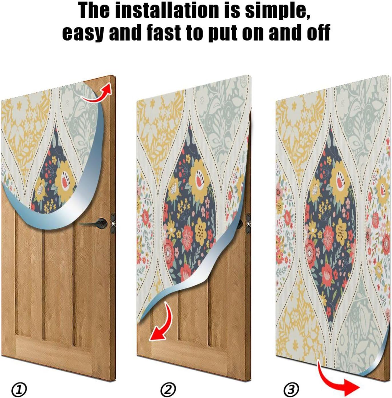 Susiyo Halloween Door Cover 32x79 in 1