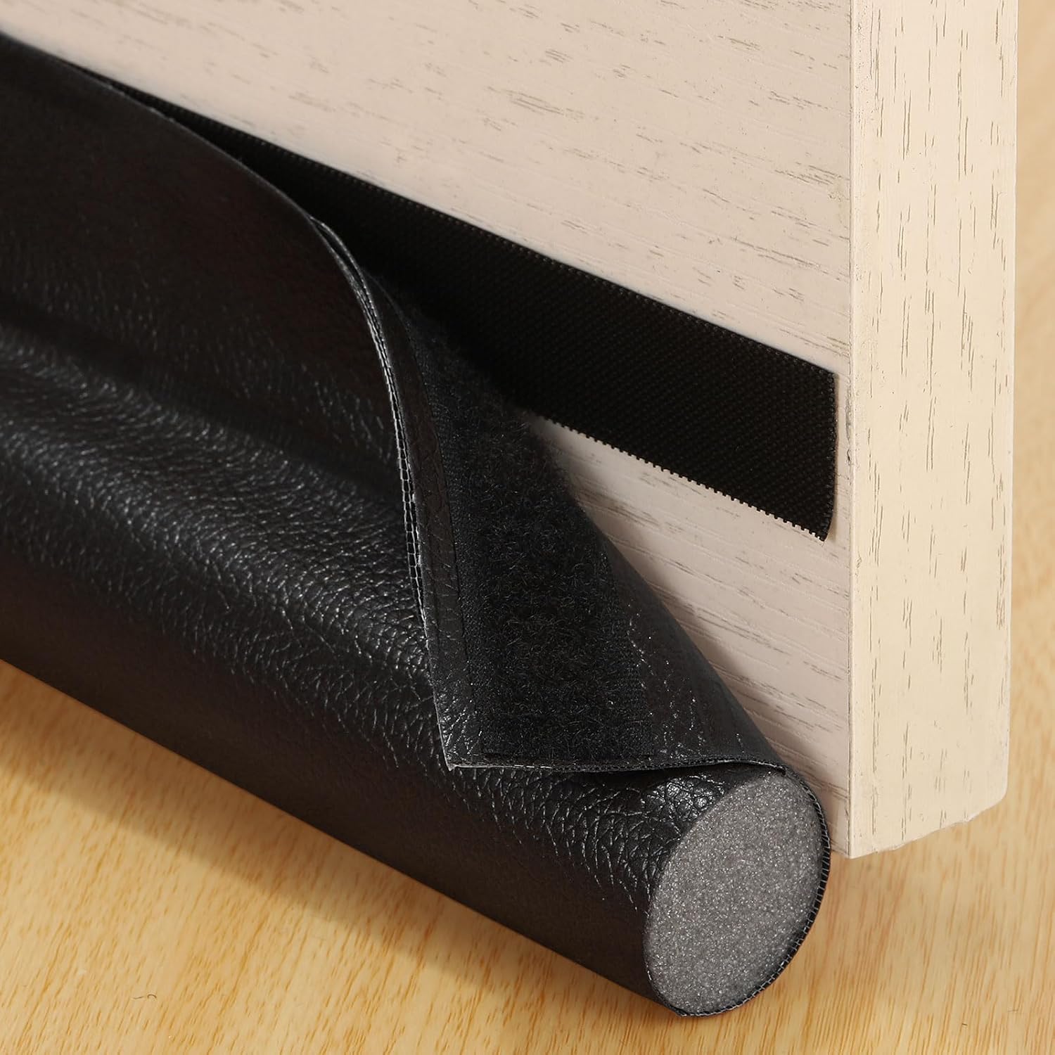 Uxcell 37 Inch Door Draft Stopper Black