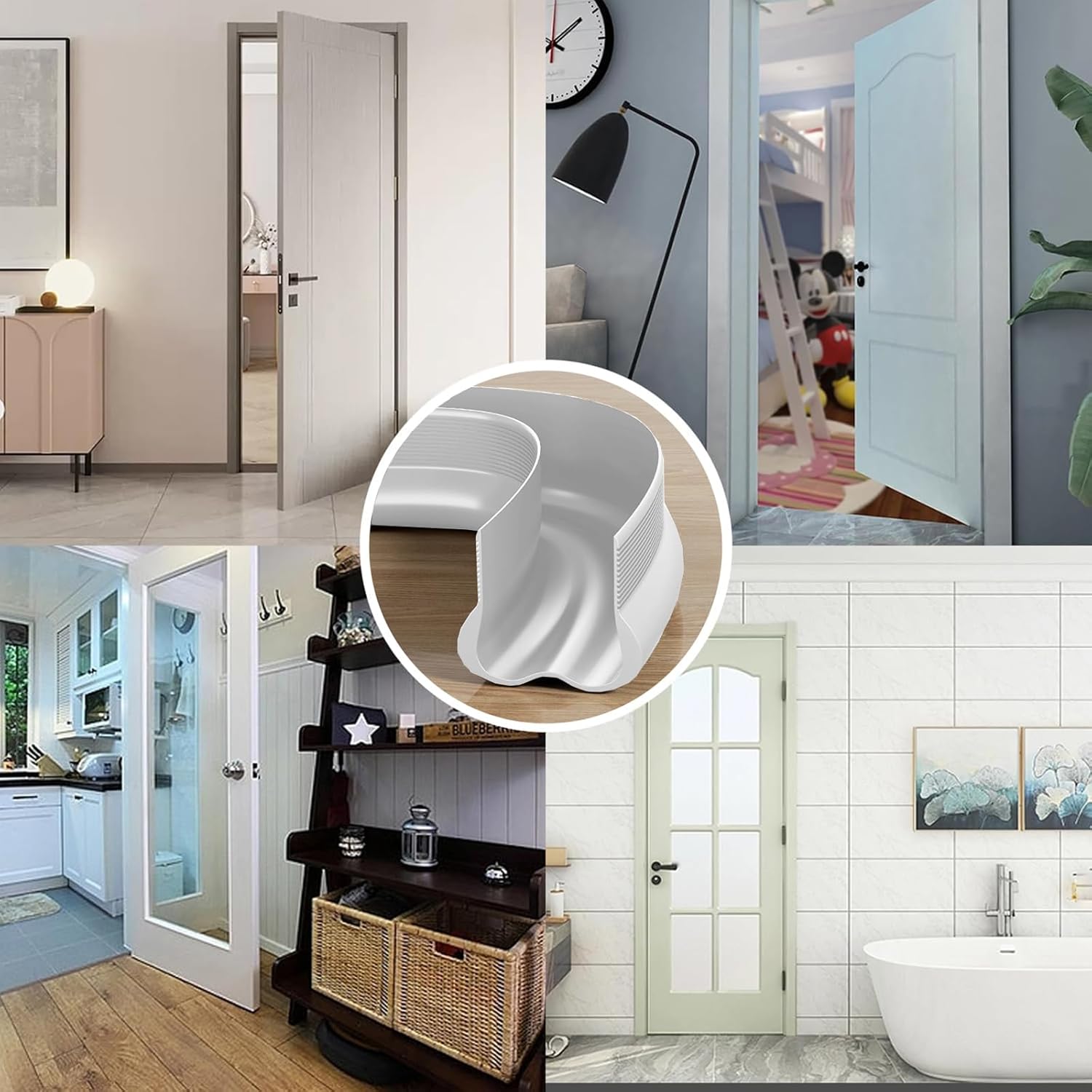 36 Inch Door Draft Stopper - Cuttable Weather Seal for Bottom Door