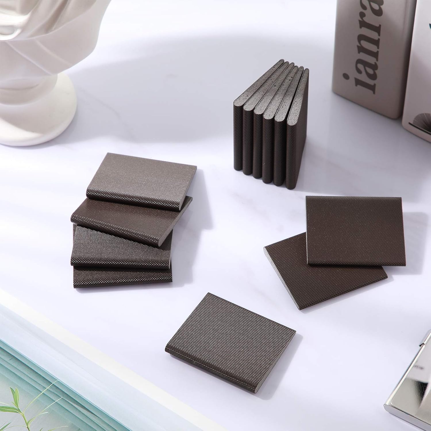 Jetec 14-Piece Door Corner Seals Weather Stripping Foam Draft Stopper