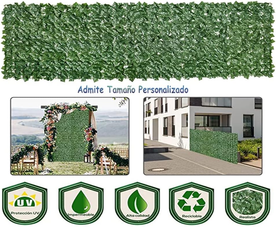 Artificial Ivy Privacy Fence Screen 15x14m