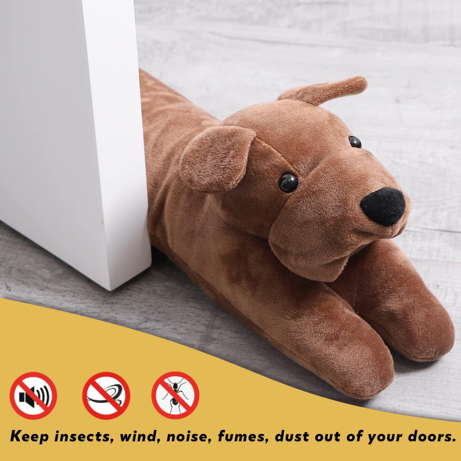 SANFERGE Dog Door Draft Stopper Heavy Duty 34 Inch