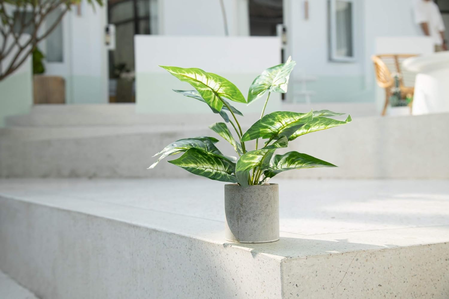 Velener 1Pc Faux Plant Indoor 16 Decor Pot