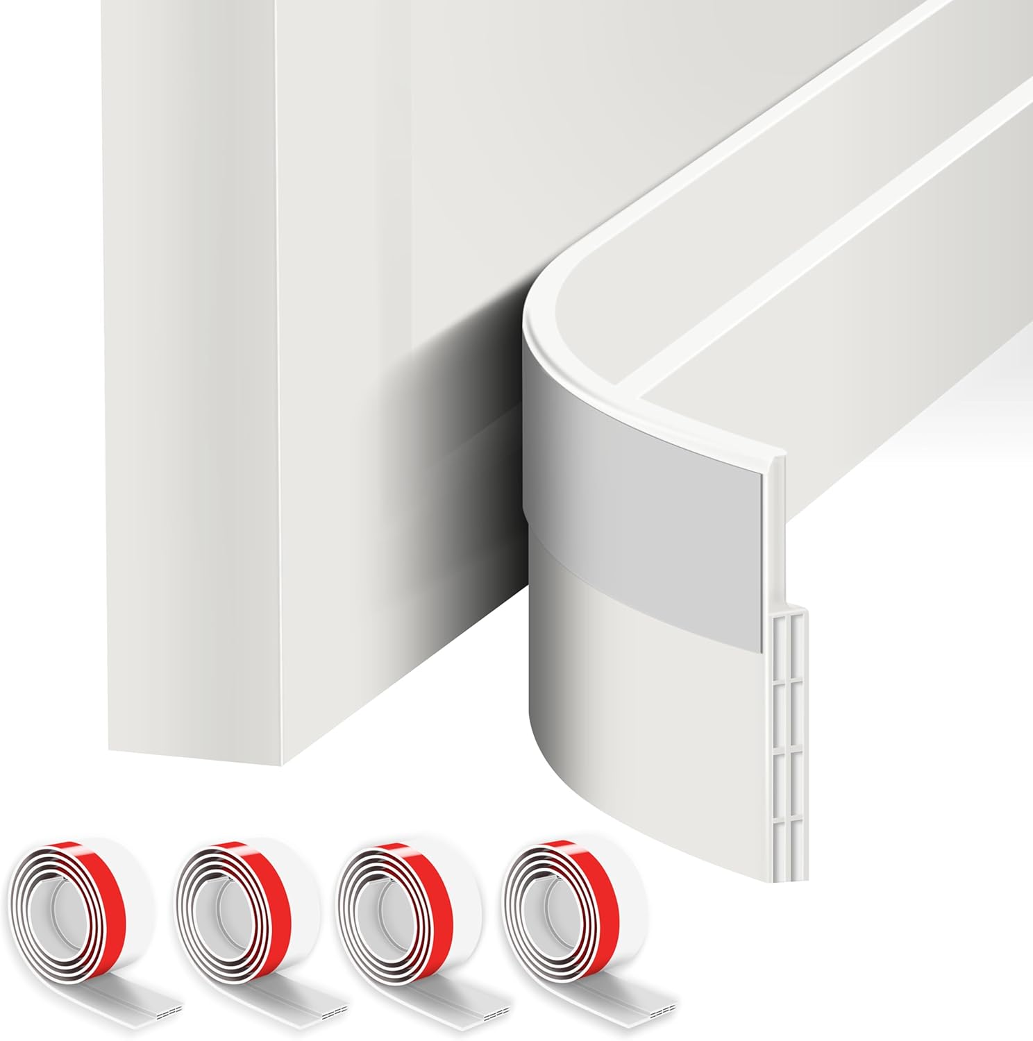 Sightor 4 Pack Door Draft Stopper for Bottom of Door