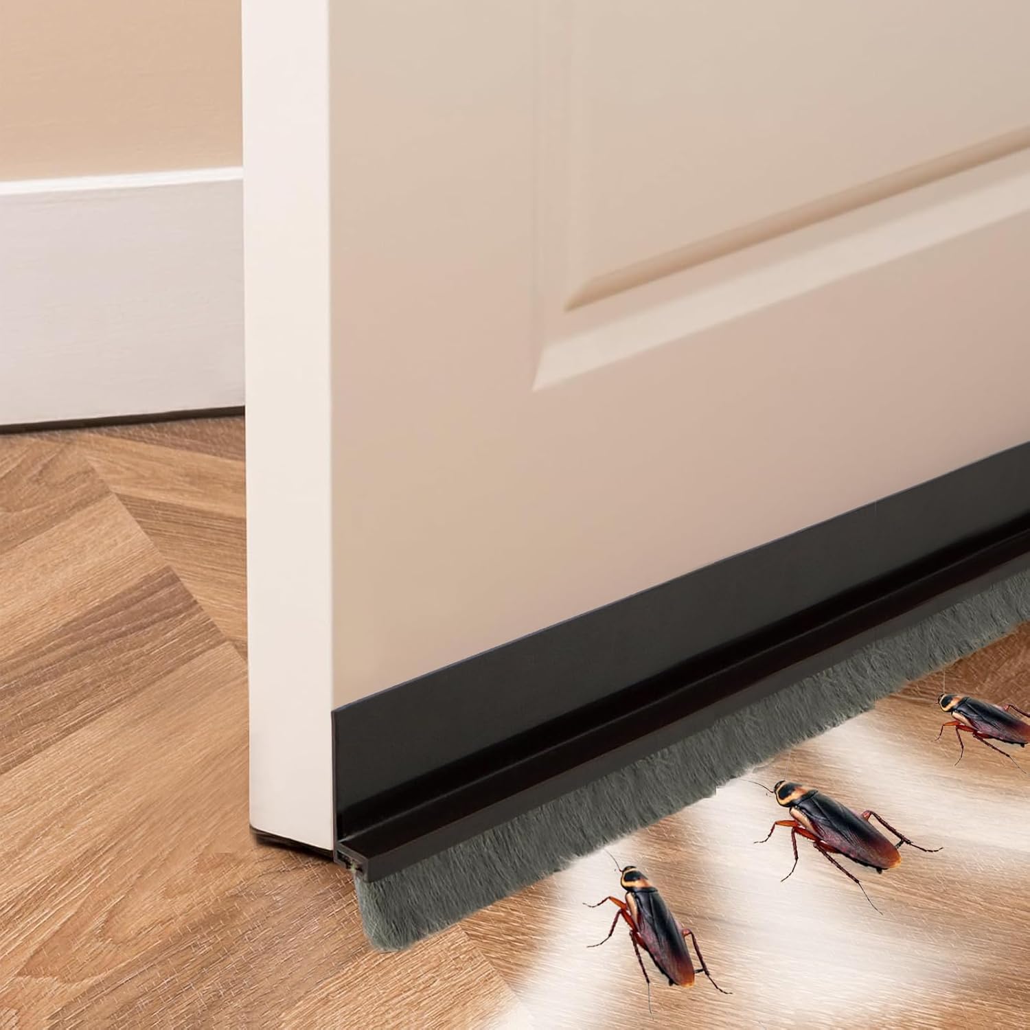 Door Draft Stopper Bottom Seal 39 Inch Soundproof Winter Cold Blocker