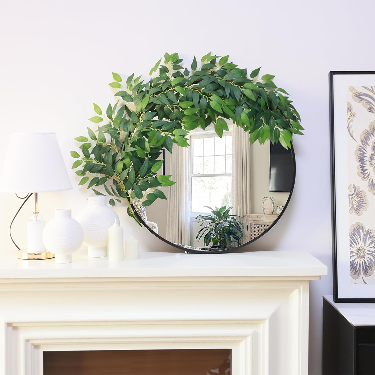 Mizii Artificial Vine Garland 35 Feet Realistic Greenery Decor