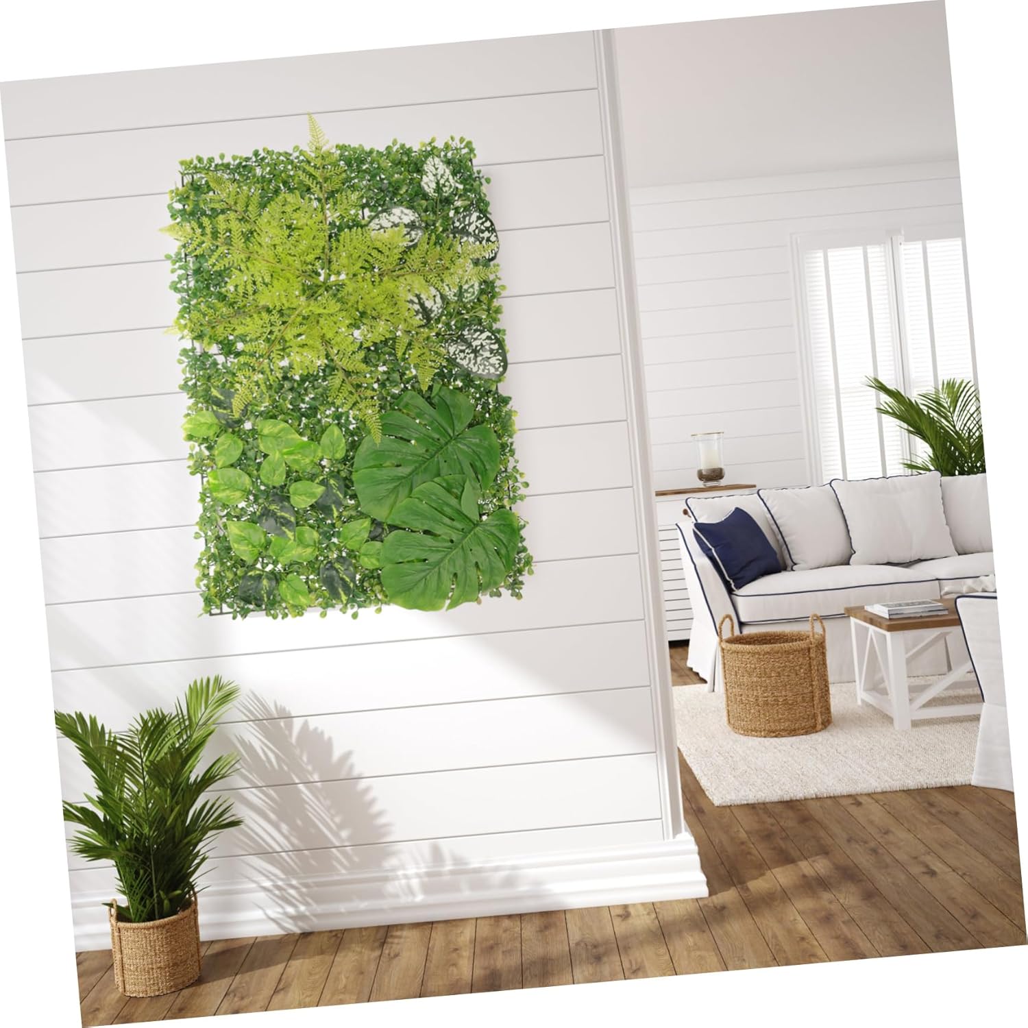PRETYZOOM Artificial Grass Wall Panels for Garden Decor