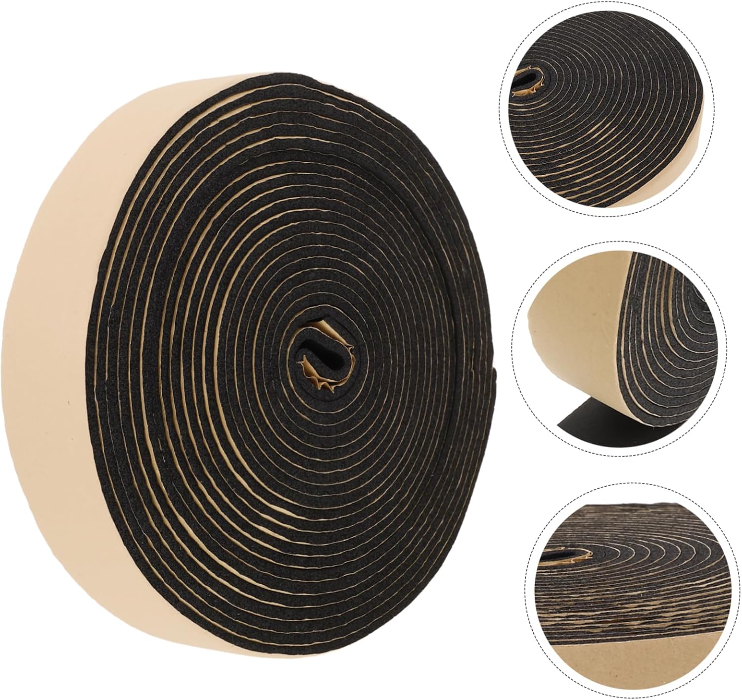 Multifunctional Door Soundproofing Strip for Noise and Drafts Reduction