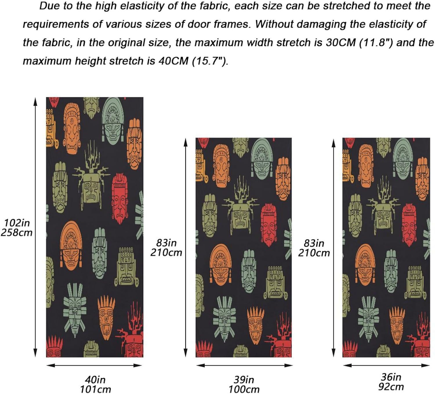 Susiyo Maya Inca Halloween Door Cover