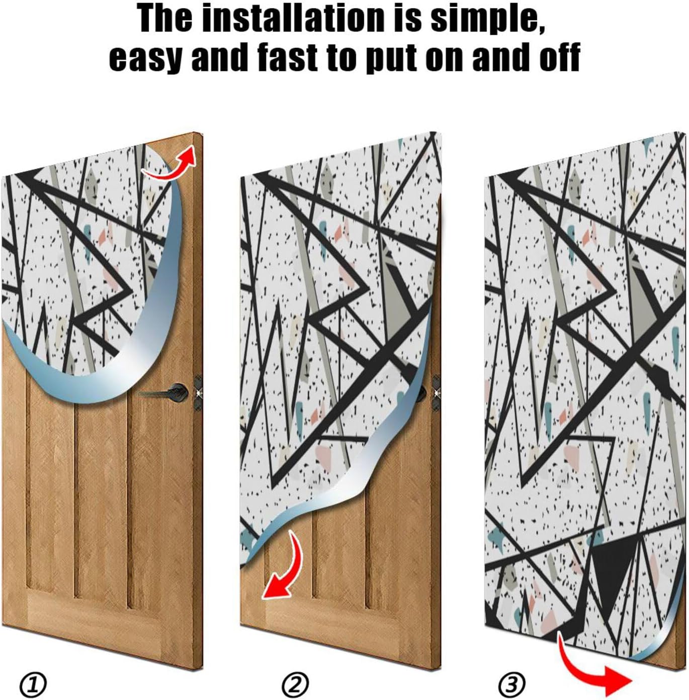 Susiyo Fun Halloween Door Cover 32x79 in