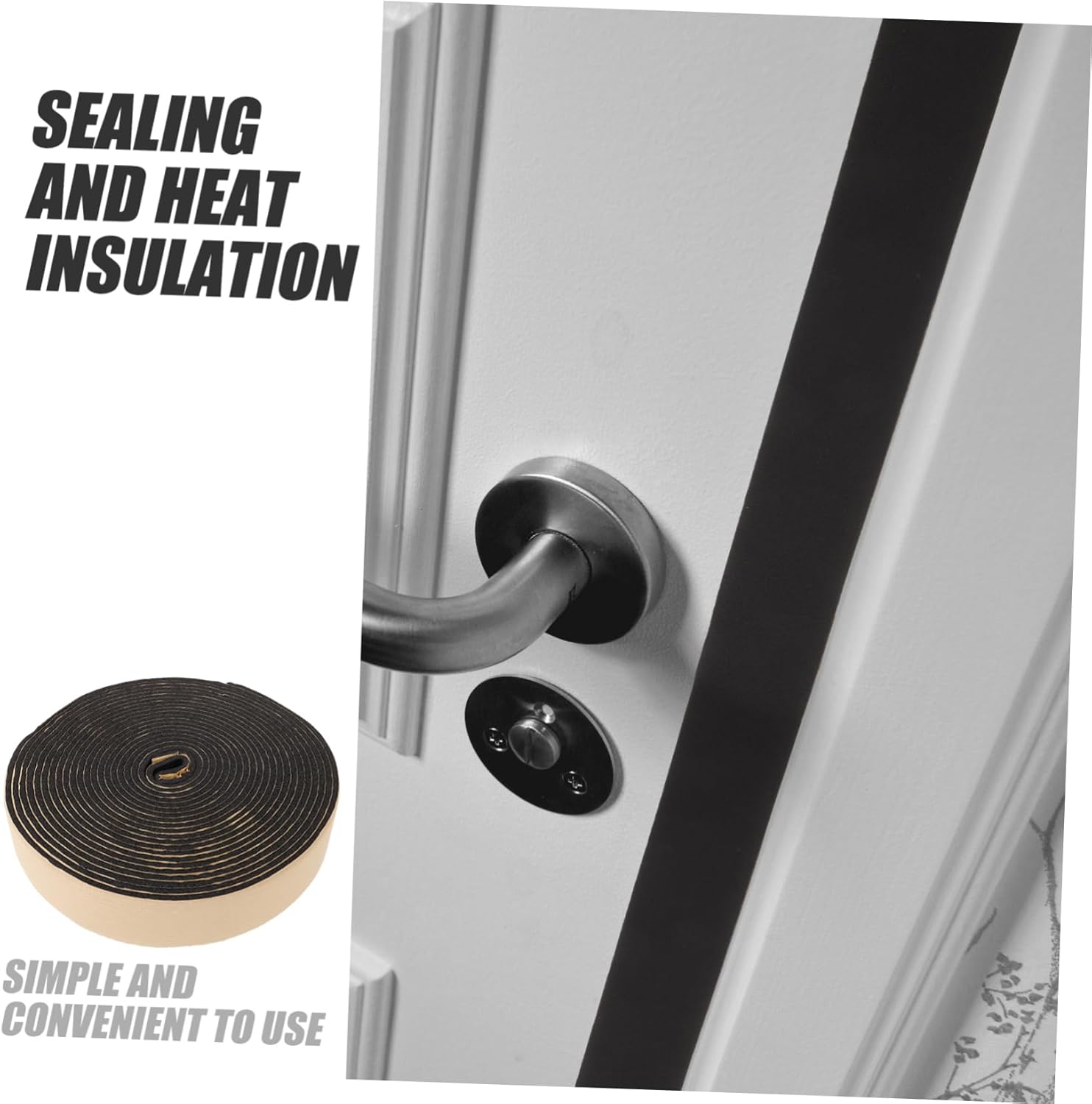 Convenient Draft Stopper Seal Strip for Door Bottom Noise Blocker