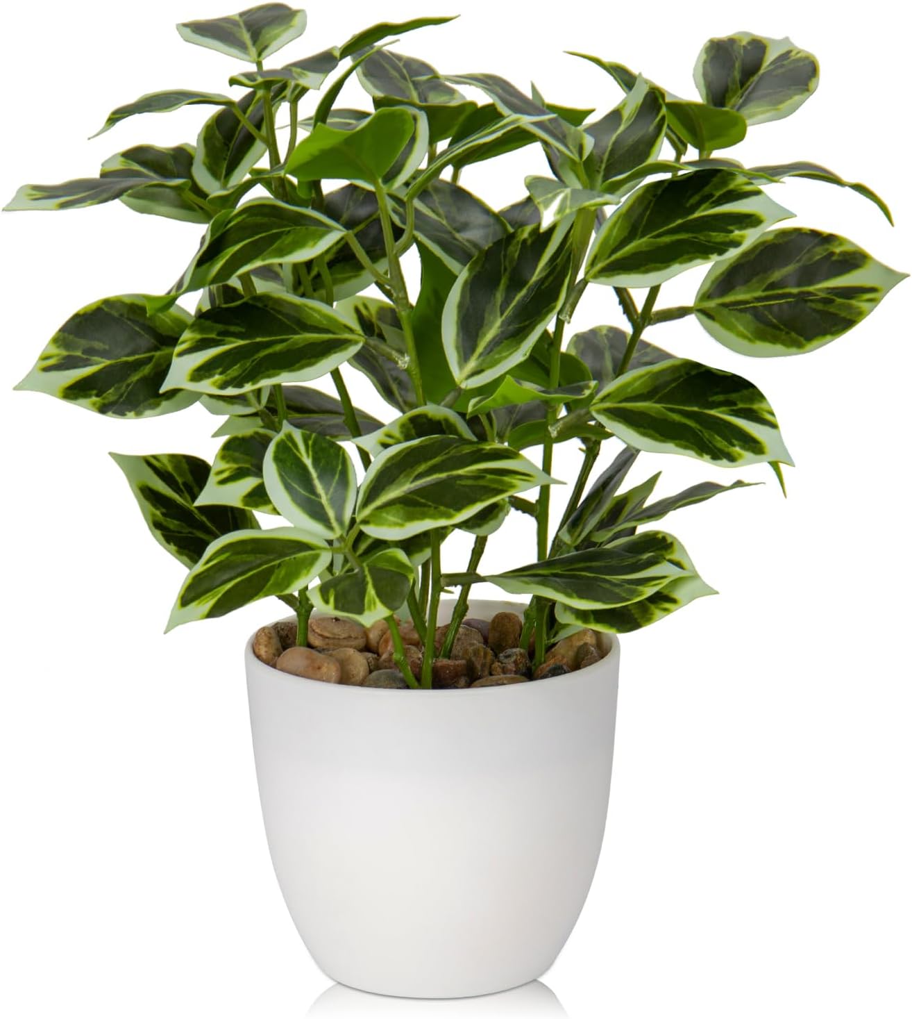 Briful Fake Plants Artificial Greenery Potted Decor