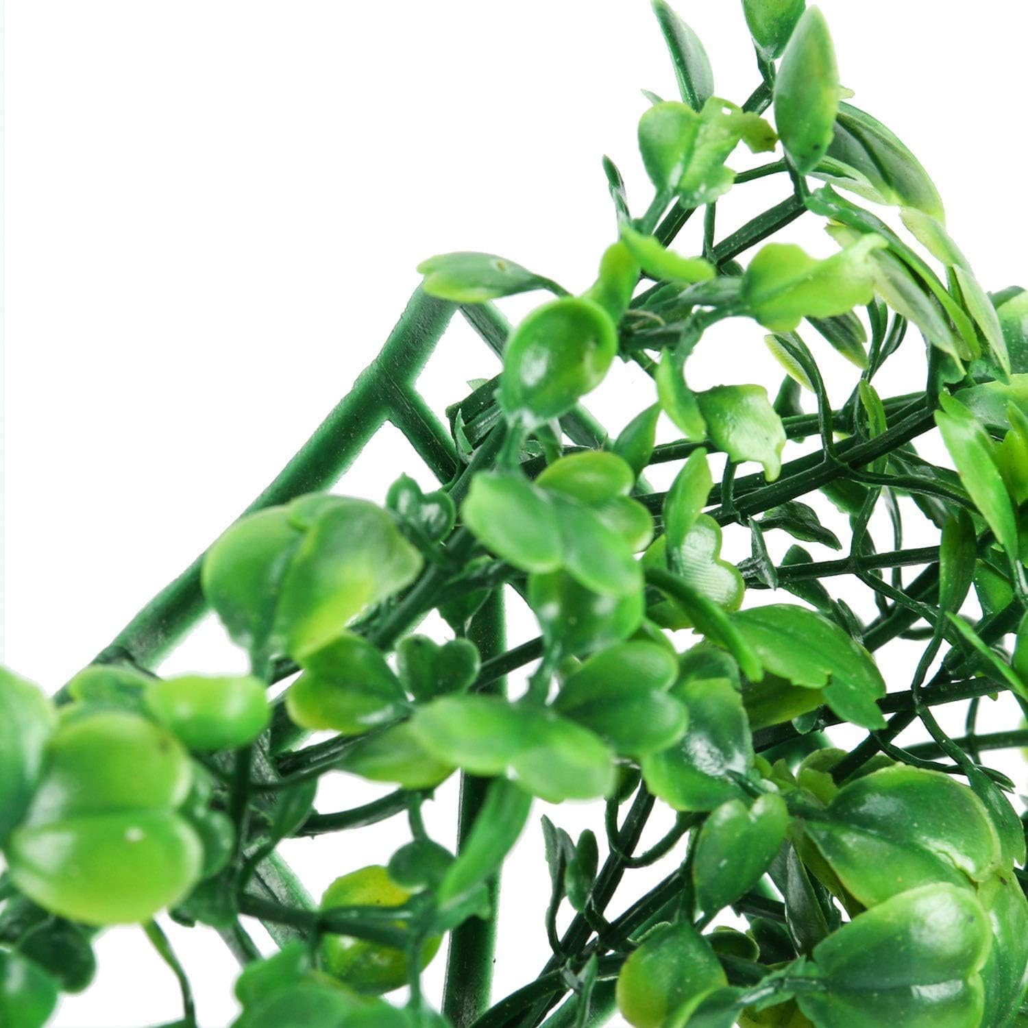 Artificial Boxwood Hedges 4PCS for Privacy and Decor