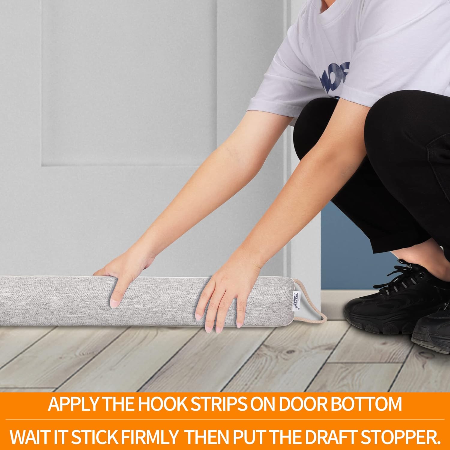 TORRAMI 38 Inch Door Draft Stopper Insulation Guard