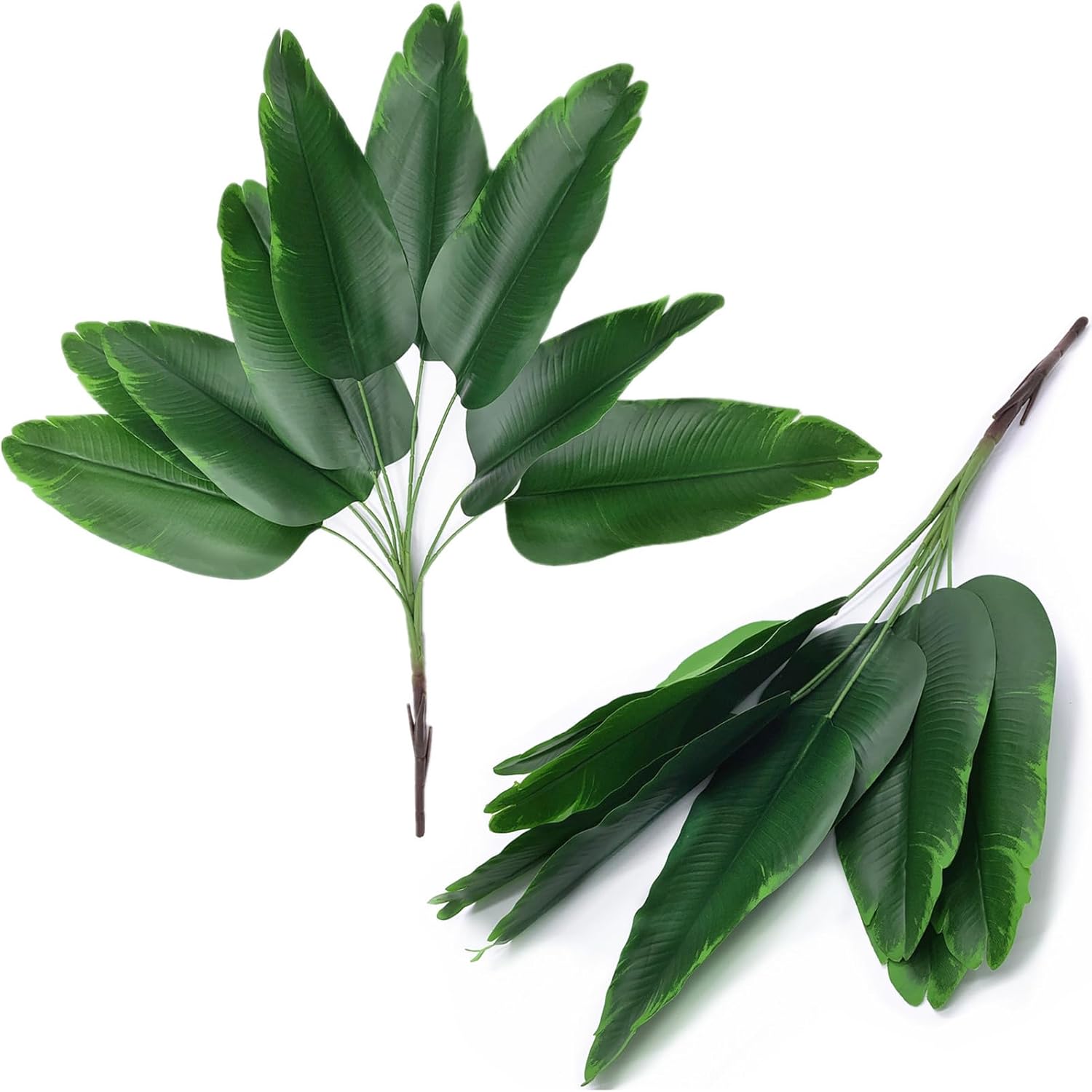 Fake Bird of Paradise Plant 30 Inch 2 Pack Artificial Tropical Plants