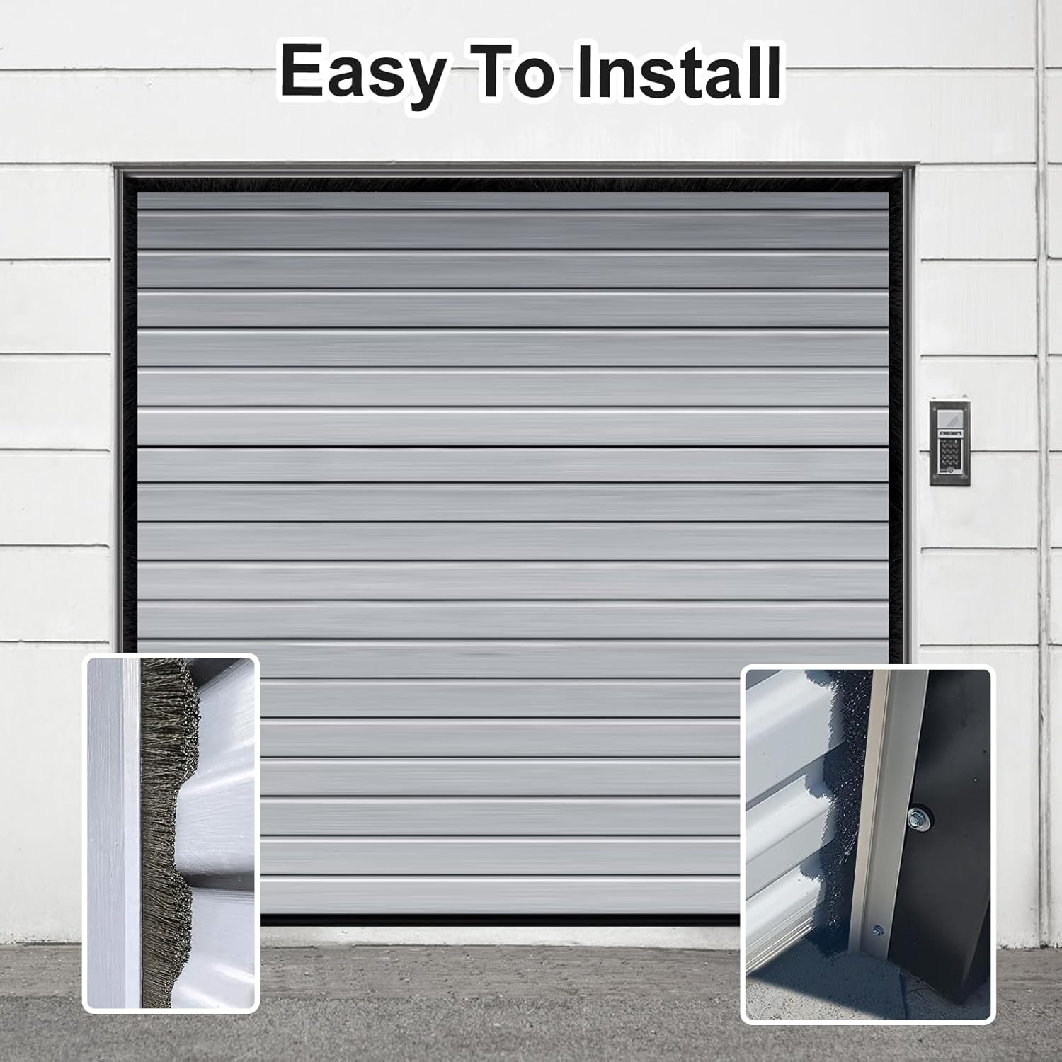 2 Pack Door Draft Stoppers Aluminum Weather Seal 36 Inch