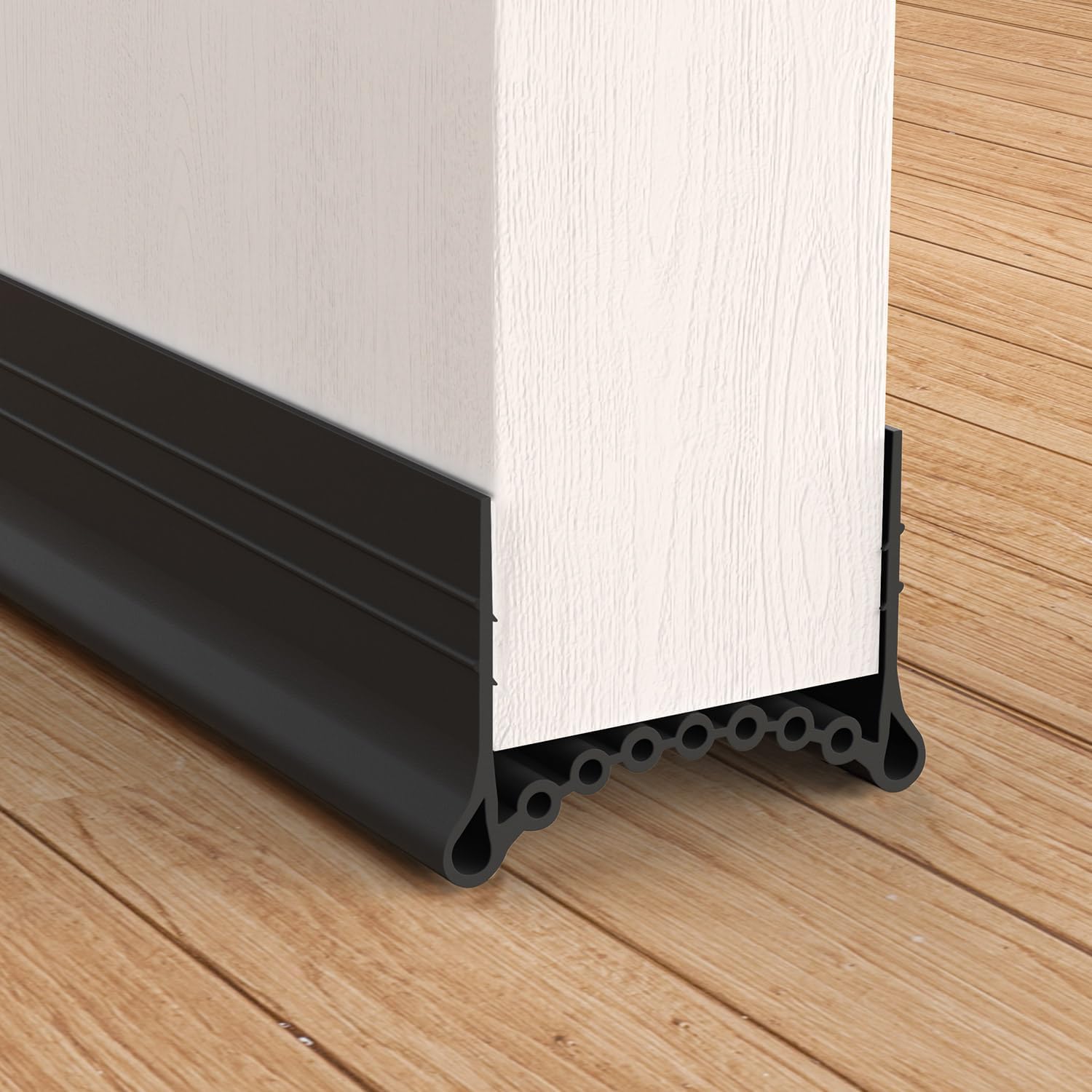 SUNMON 39in Door Draft Stopper Black