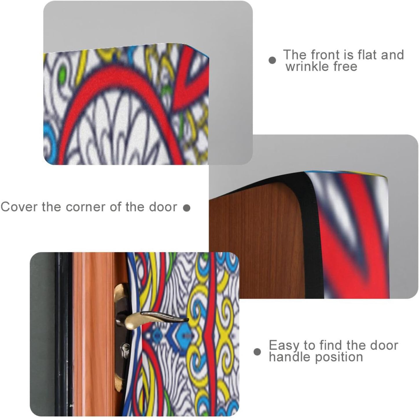 Susiyo Christmas Door Cover Decoration Stretch Fabric 32x79 in
