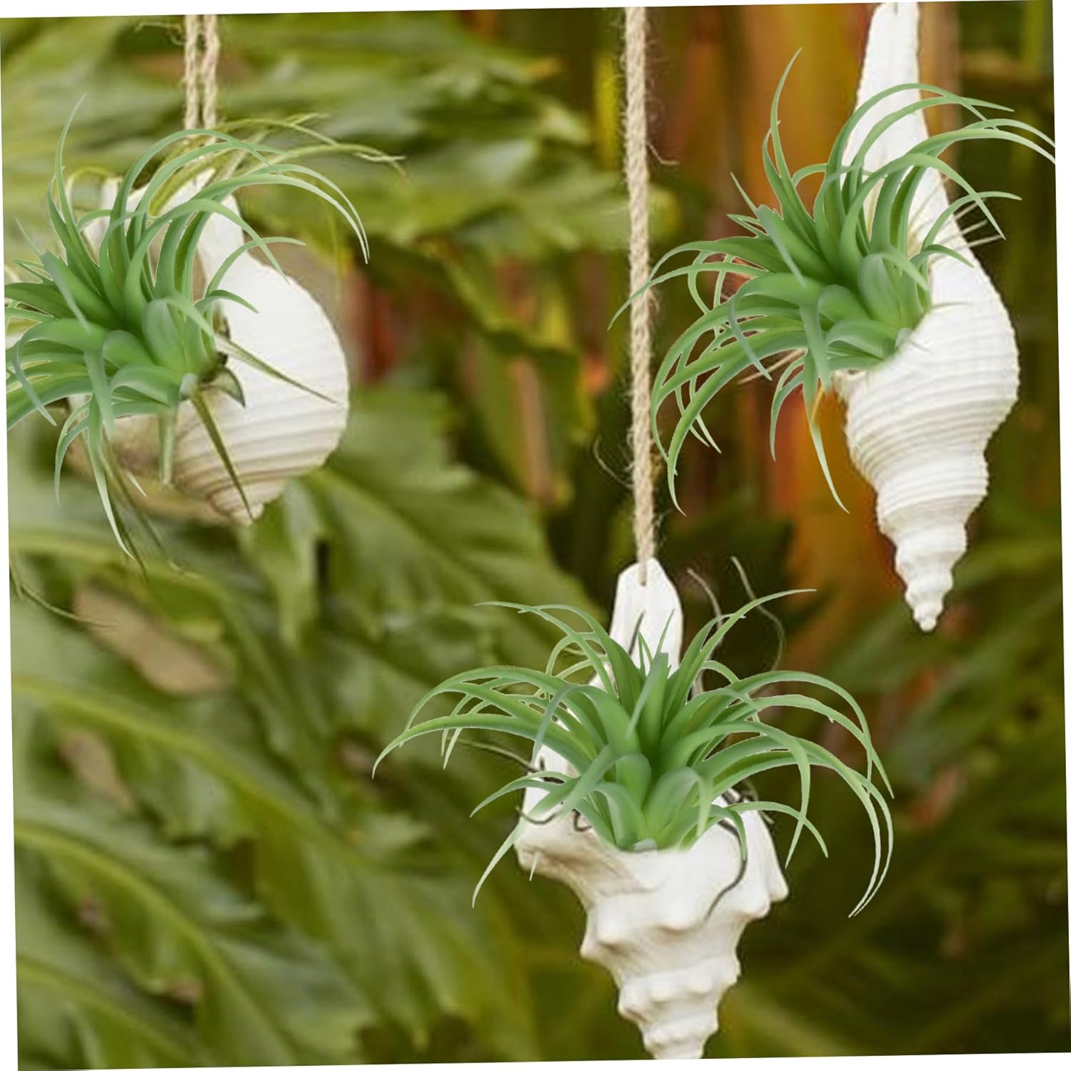 Artificial Air Plants 4Pcs Realistic Fake Succulents Low Maintenance Decor