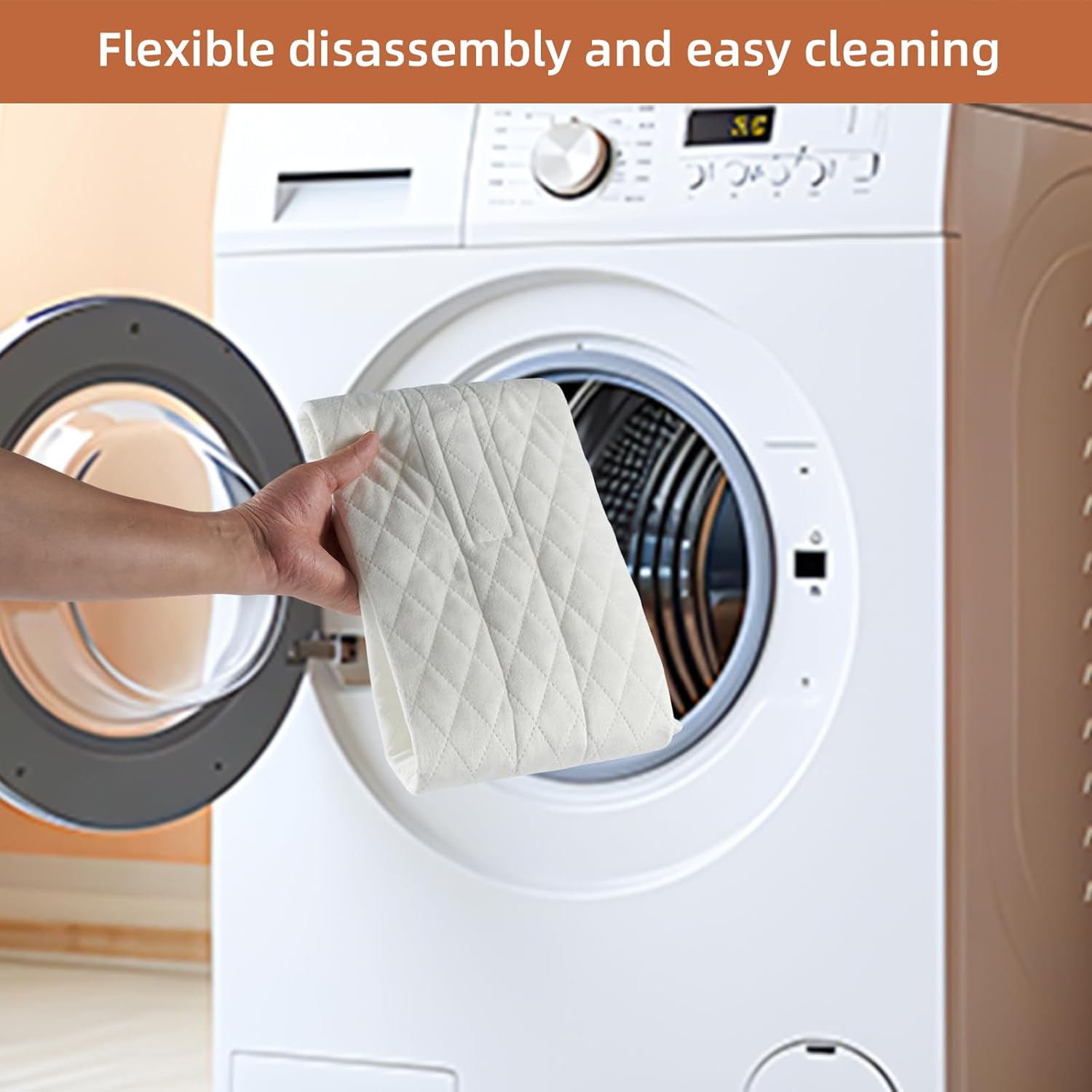 Amugret Thick Velvet Door Draft Stoppers for 30-36 Under Doors