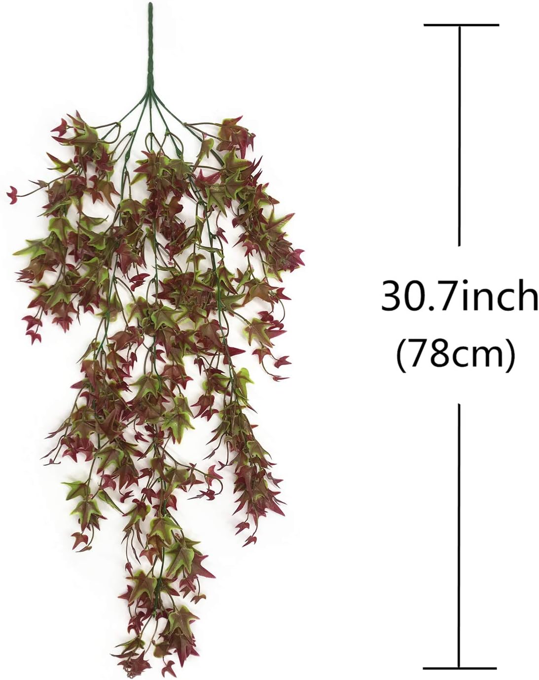 Red Artificial Hanging Vine Garland 2 pcs